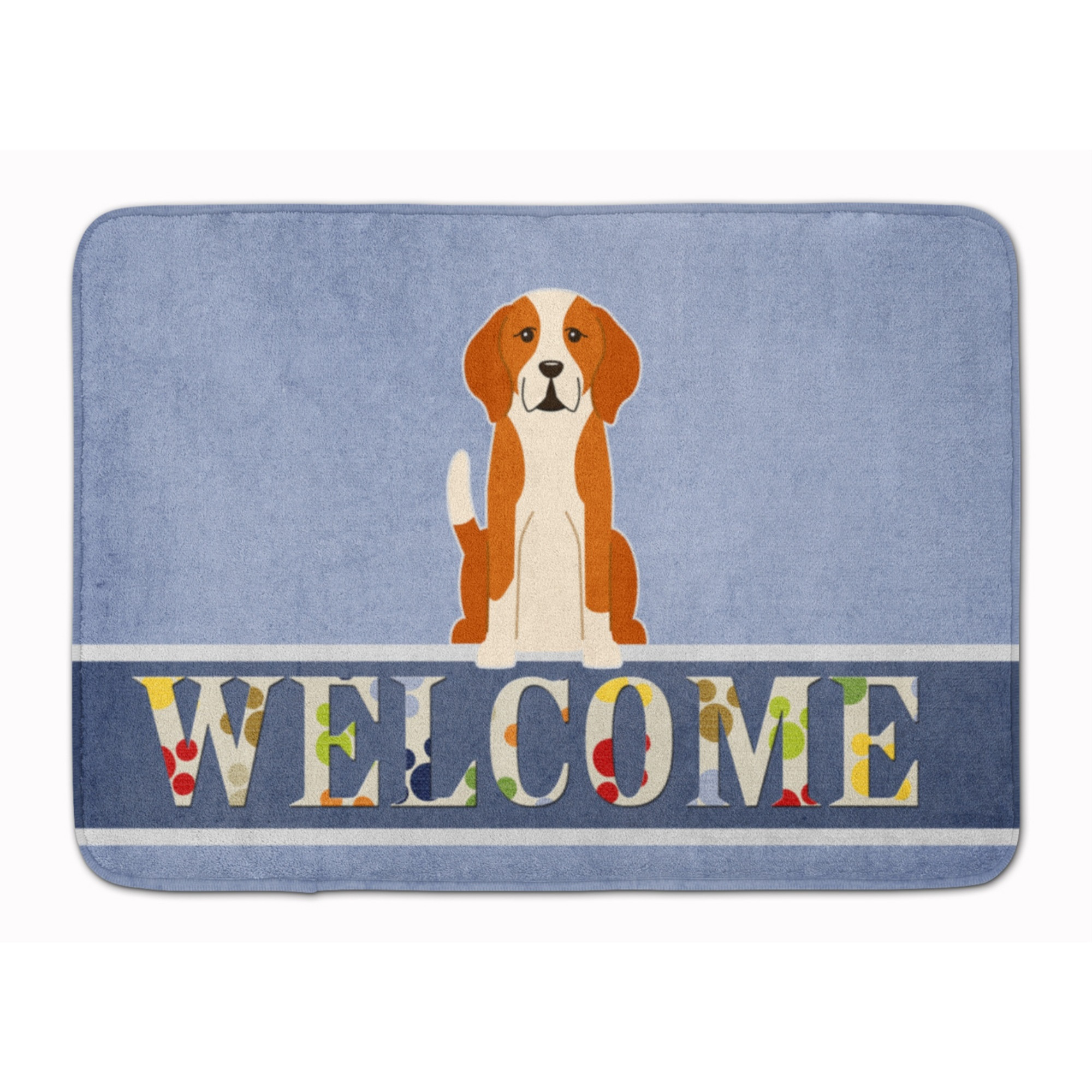 &quotCaroline's Treasures English Foxhound Welcome Floor Mat, 19 x 27, Multicolor"