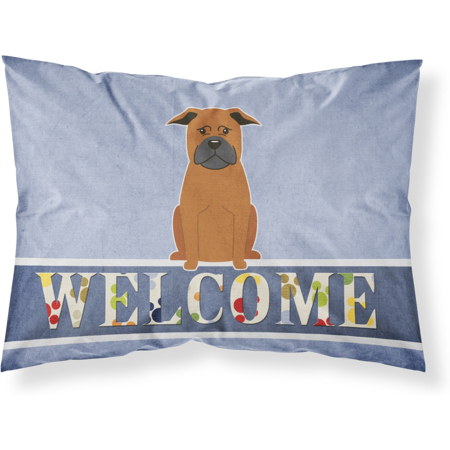 &quotCaroline's Treasures Chinese Chongqing Dog Welcome Pillowcase, Standard, Multicolor"