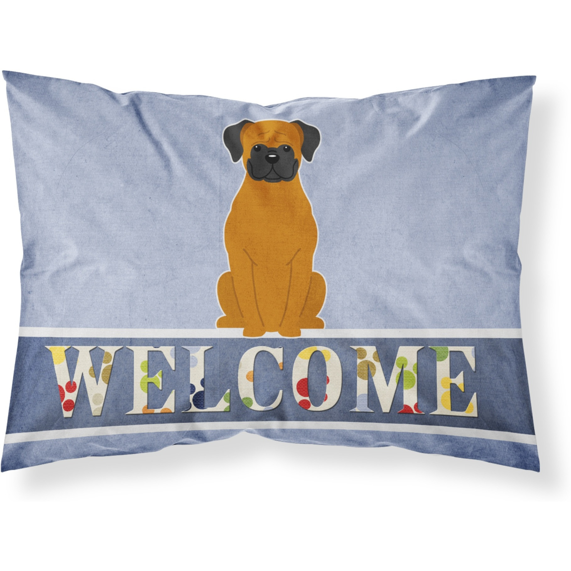 &quotCaroline's Treasures Fawn Boxer Welcome Pillowcase, Standard,"