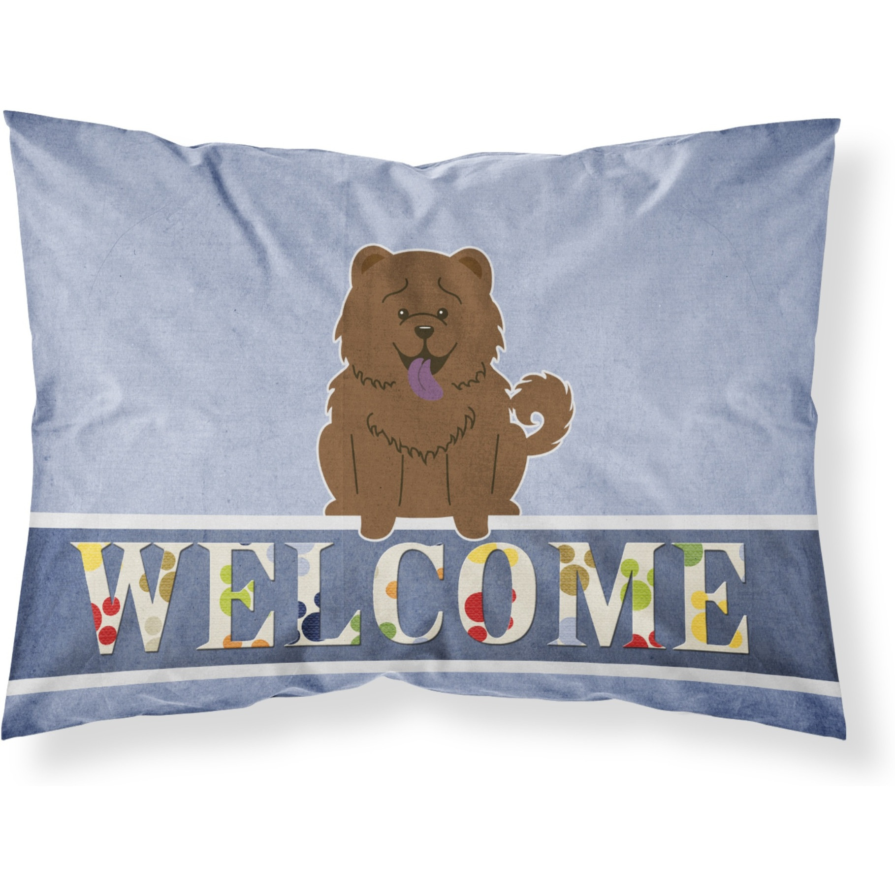 &quotCaroline's Treasures Chow Chocolate Welcome Pillowcase, Standard,"