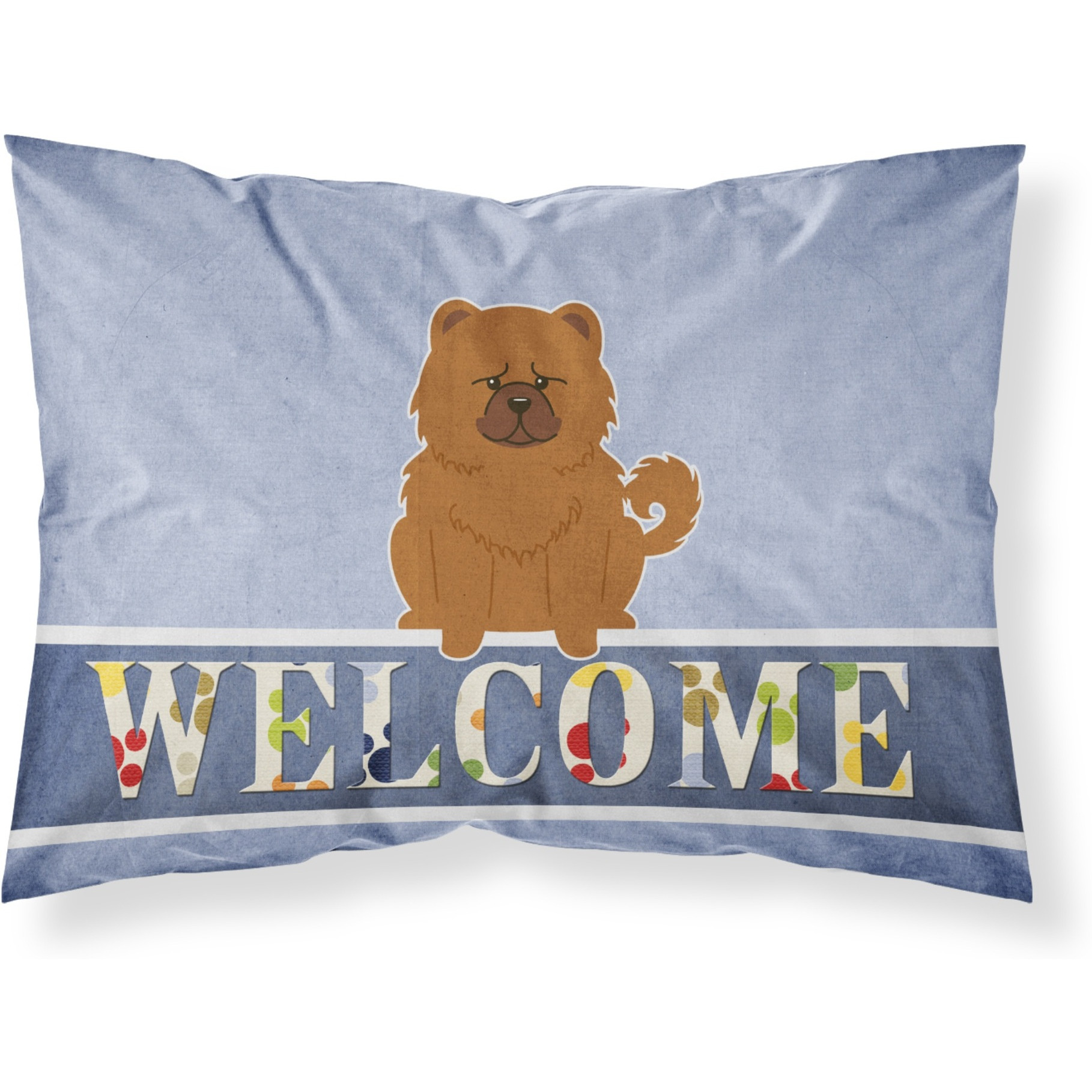 &quotCaroline's Treasures Chow Red Welcome Pillowcase, Standard,"