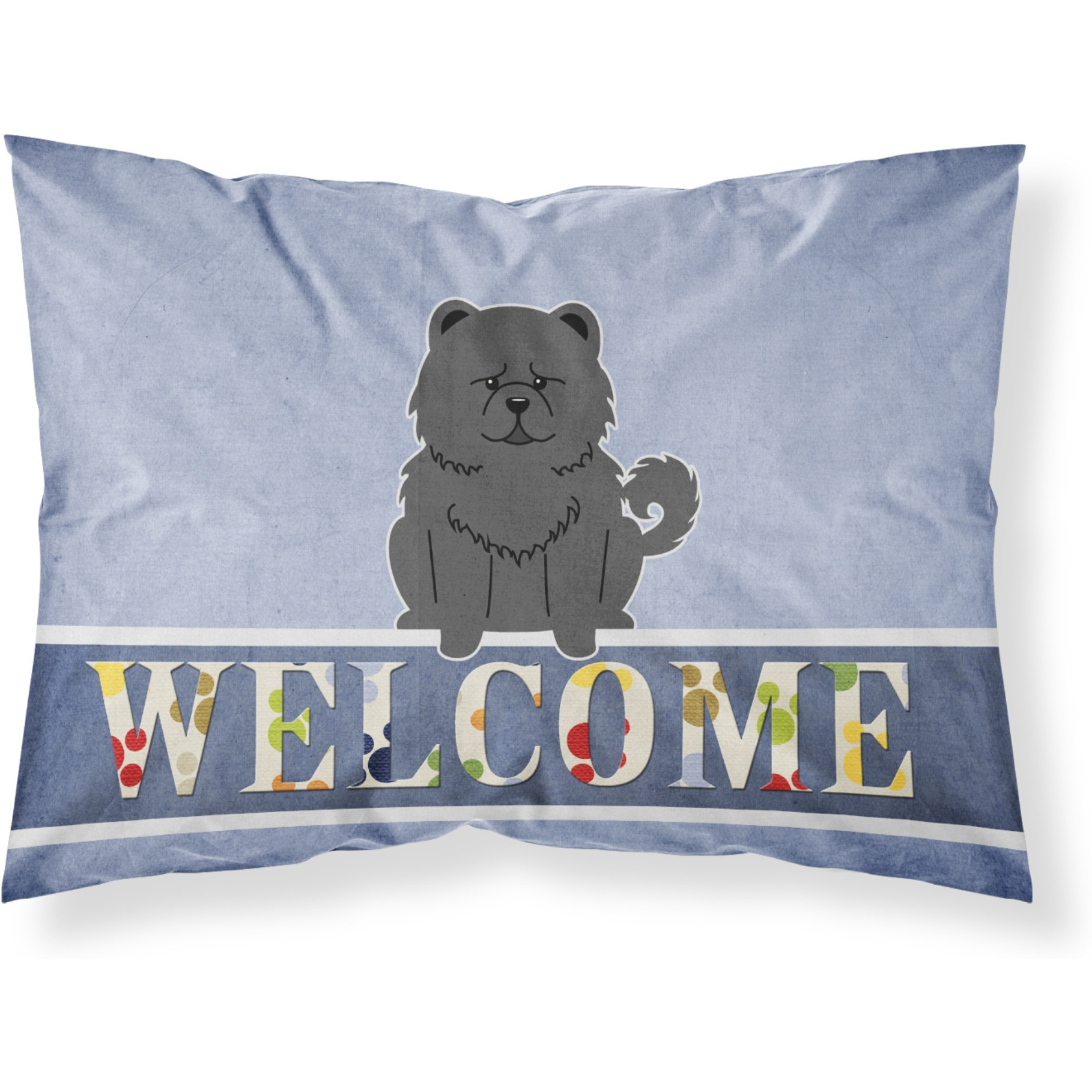 &quotCaroline's Treasures Welcome Chow Black Pillowcase, Standard"