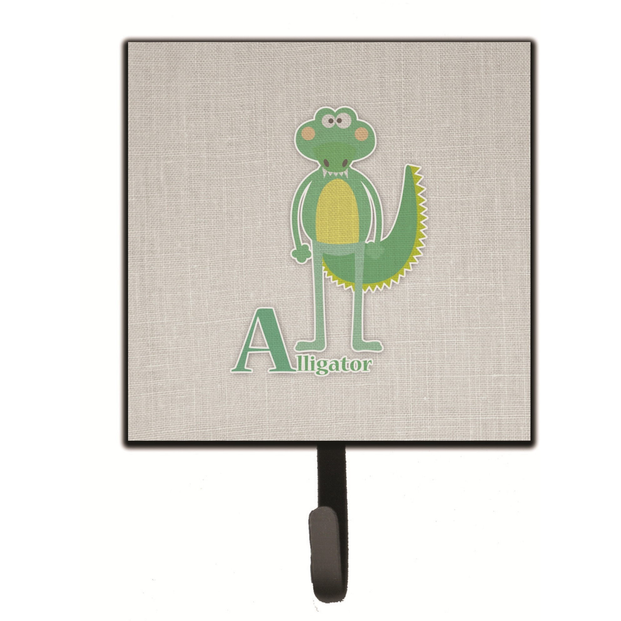 &quotCaroline's Treasures Alphabet A for Alligator Wall Hook, Small, Multicolor"