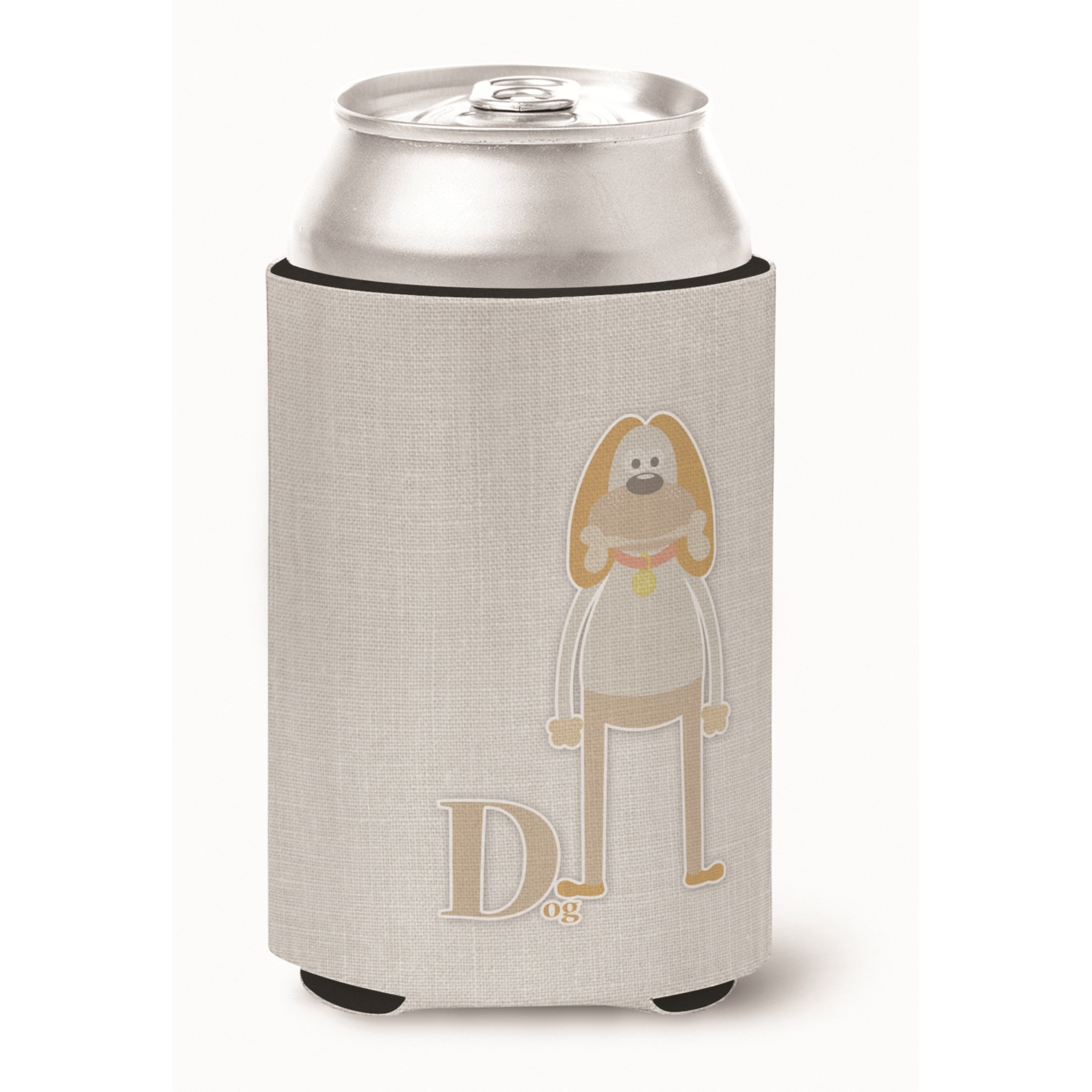 &quotCaroline's Treasures Alphabet D For Dog Can or Bottle Hugger, Can Hugger, Multicolor"