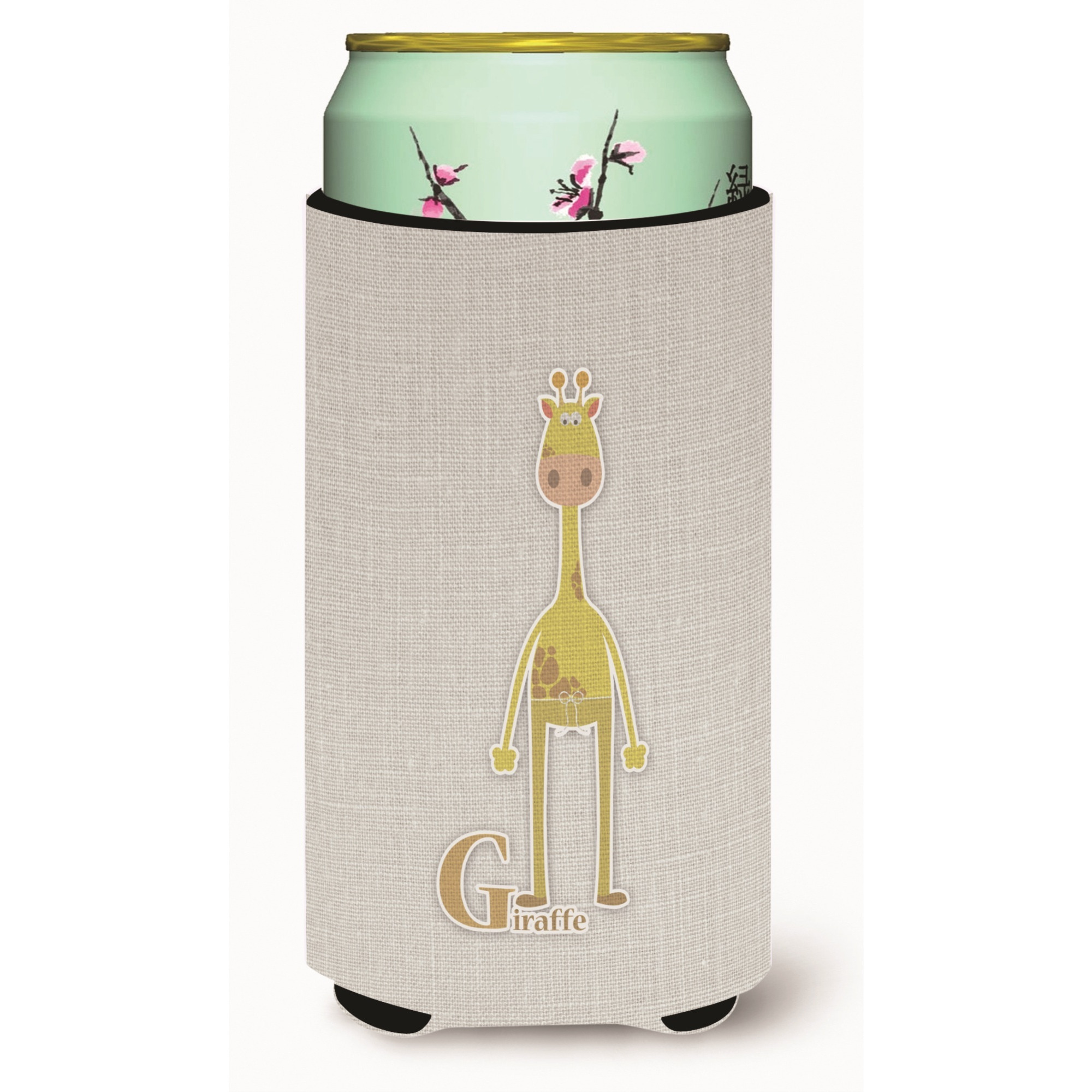 &quotCaroline's Treasures Alphabet G For Giraffe Tall Boy Beverage Insulator Hugger, Multicolor"