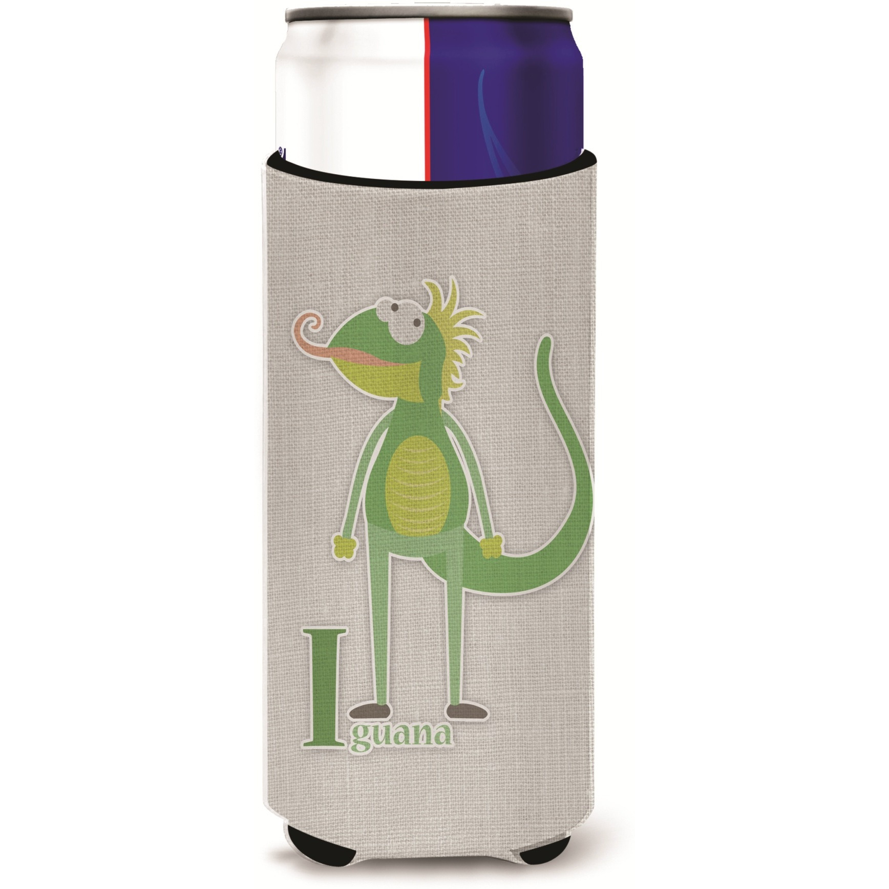 &quotCaroline's Treasures Alphabet I For Iguana Michelob Ultra Hugger For Slim Cans, Slim Can, Multicolor"