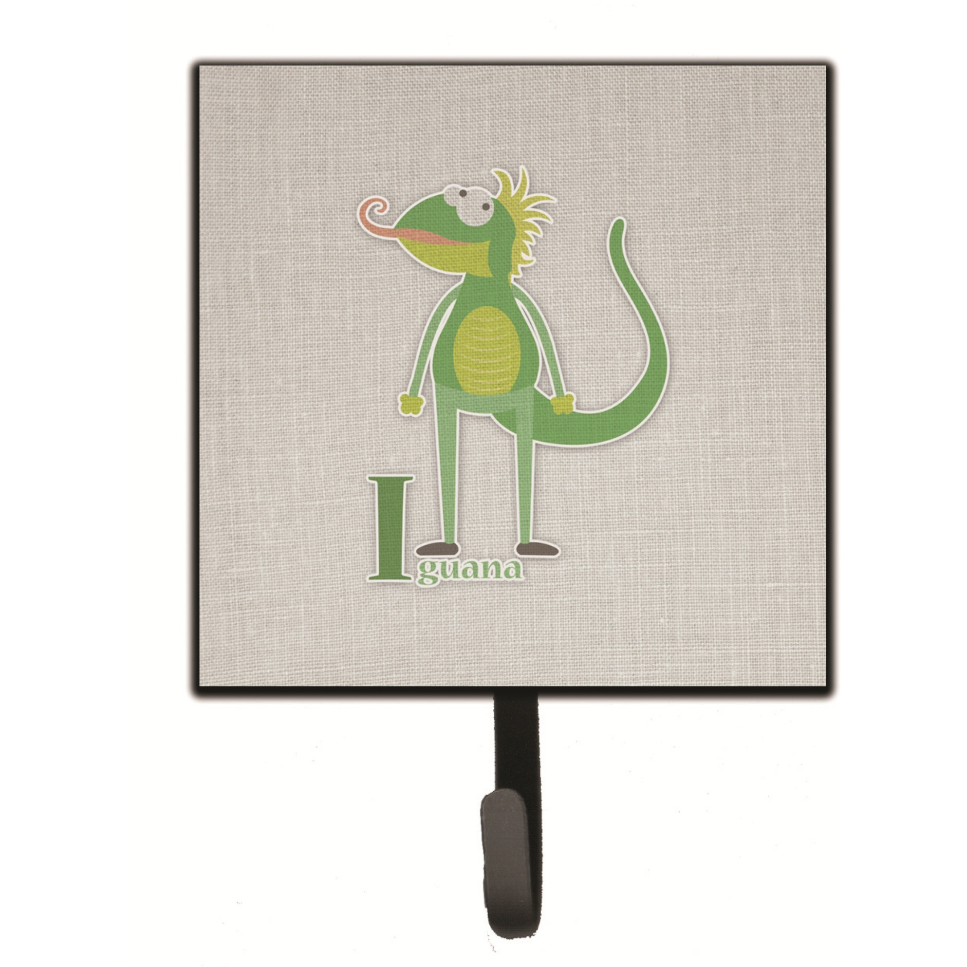 &quotCaroline's Treasures Alphabet I for Iguana Wall Hook, Small, Multicolor"