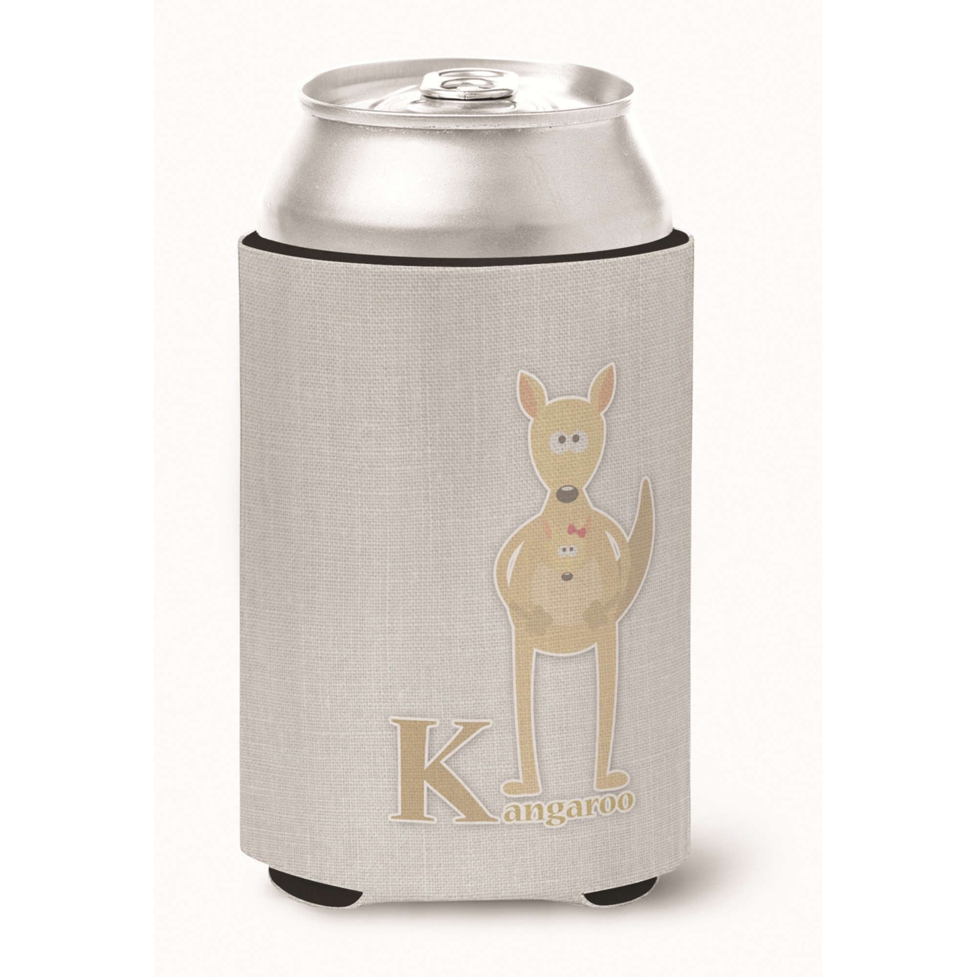 &quotCaroline's Treasures Alphabet K For Kangaroo Can or Bottle Hugger, Can Hugger, Multicolor"