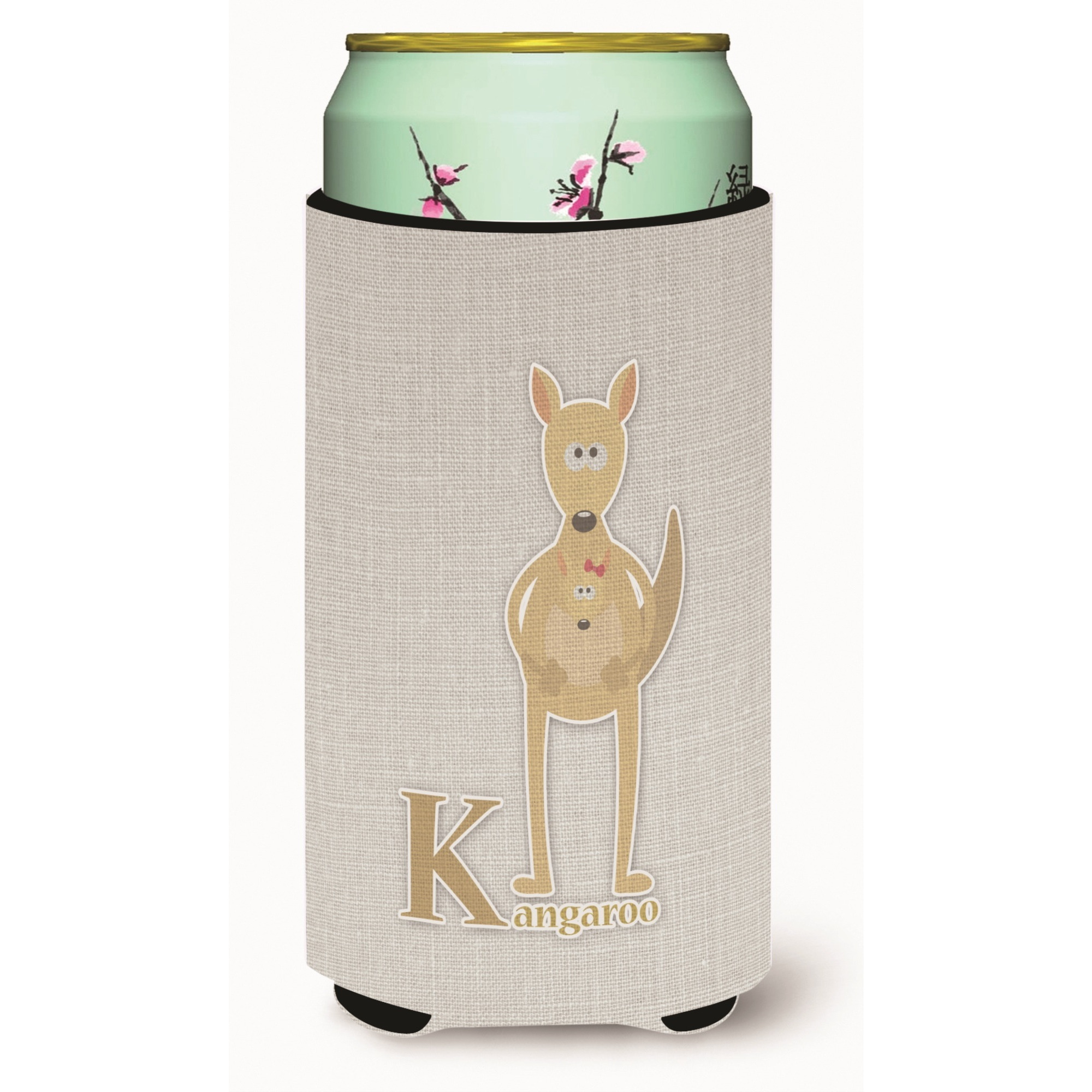 &quotCaroline's Treasures Alphabet K For Kangaroo Tall Boy Beverage Insulator Hugger, Multicolor"