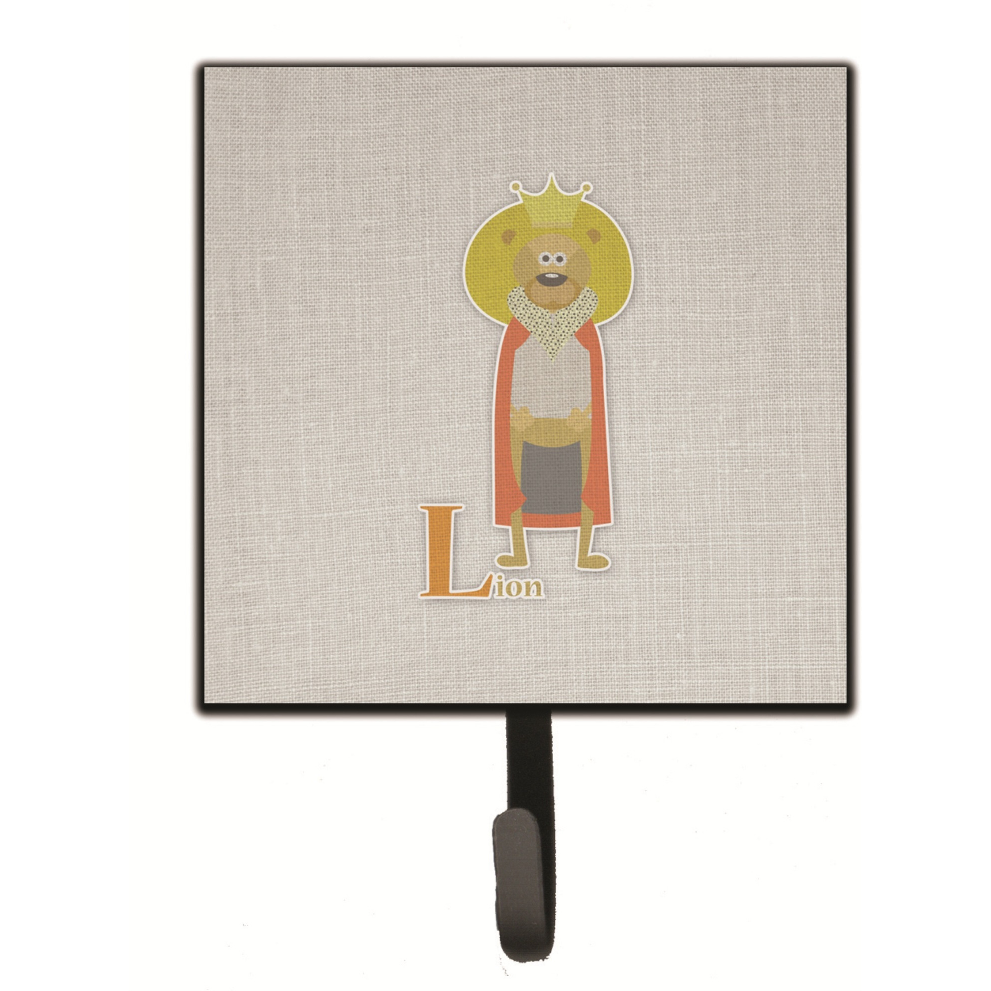 &quotCaroline's Treasures Alphabet L for Lion Wall Hook, Small, Multicolor"