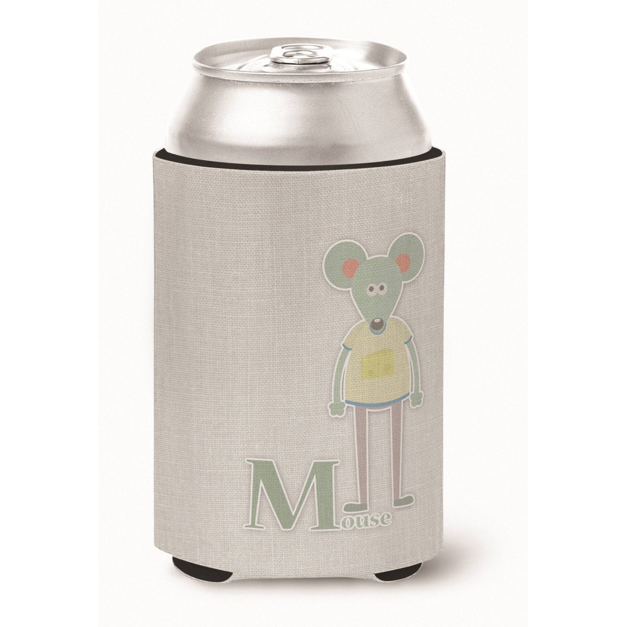 &quotCaroline's Treasures Alphabet M For Mouse Can or Bottle Hugger, Can Hugger, Multicolor"