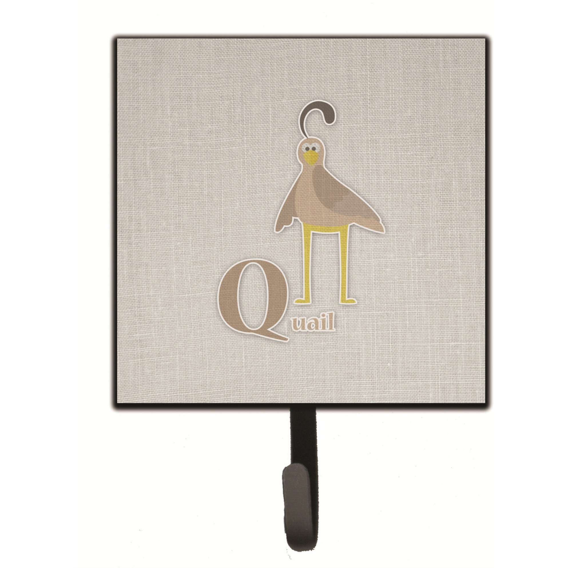 &quotCaroline's Treasures Alphabet Q for Quail Wall Hook, Small, Multicolor"