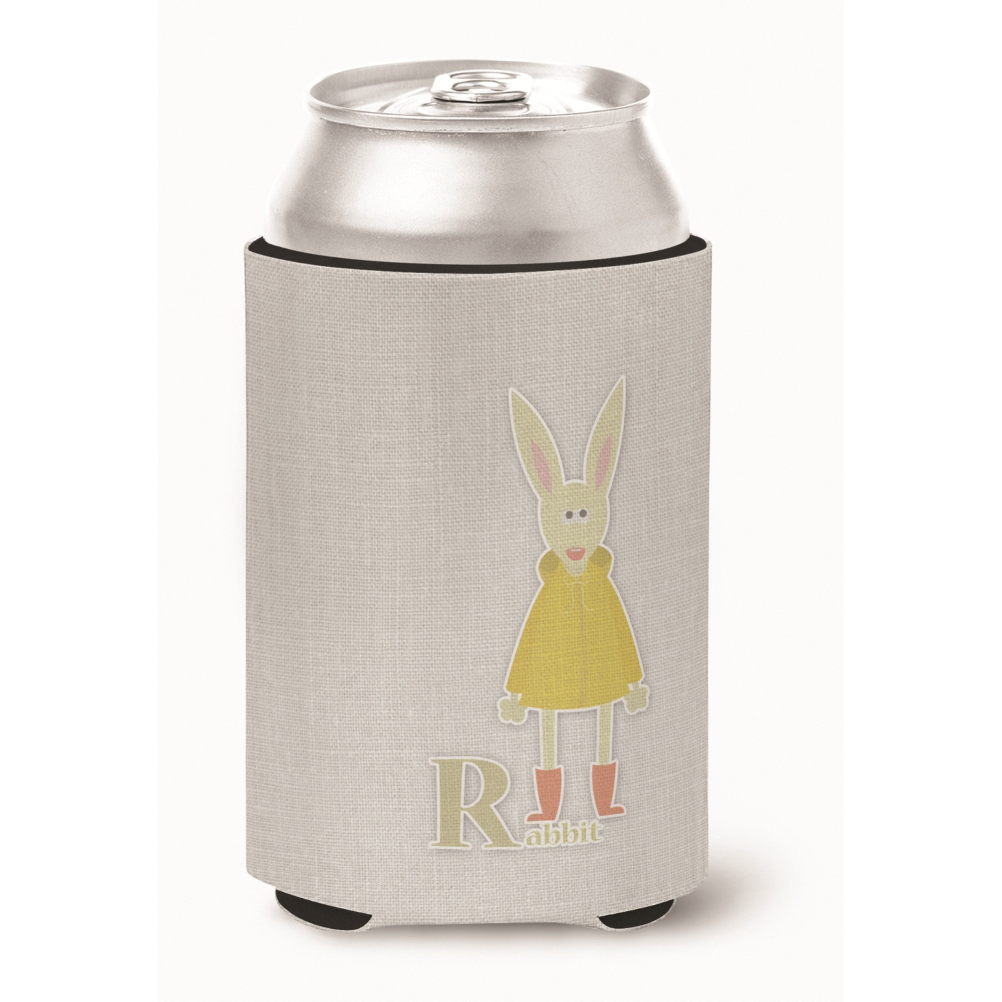 &quotCaroline's Treasures Alphabet R For Rabbit Can or Bottle Hugger, Can Hugger, Multicolor"