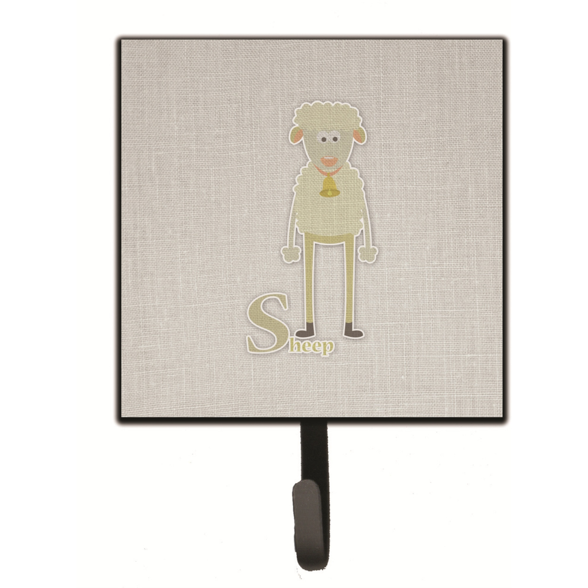 &quotCaroline's Treasures Alphabet S for Sheep Wall Hook, Small, Multicolor"