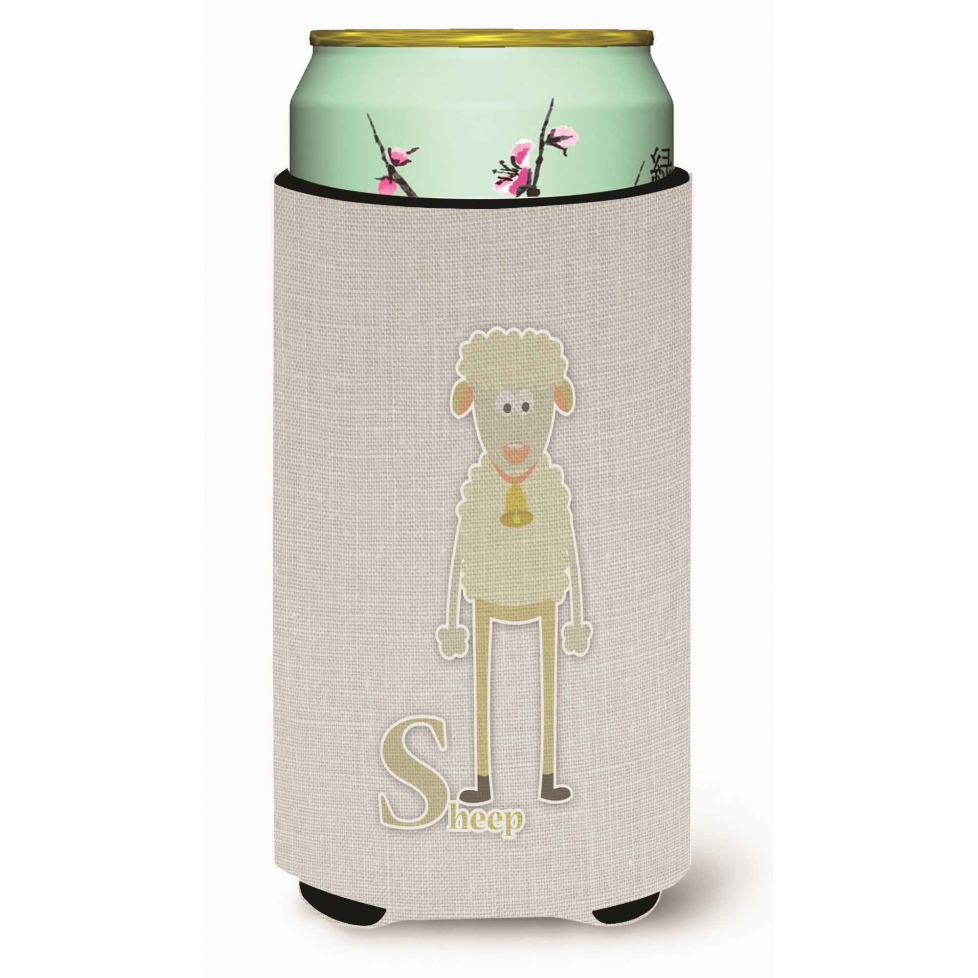 &quotCaroline's Treasures Alphabet S For Sheep Tall Boy Beverage Insulator Hugger, Multicolor"