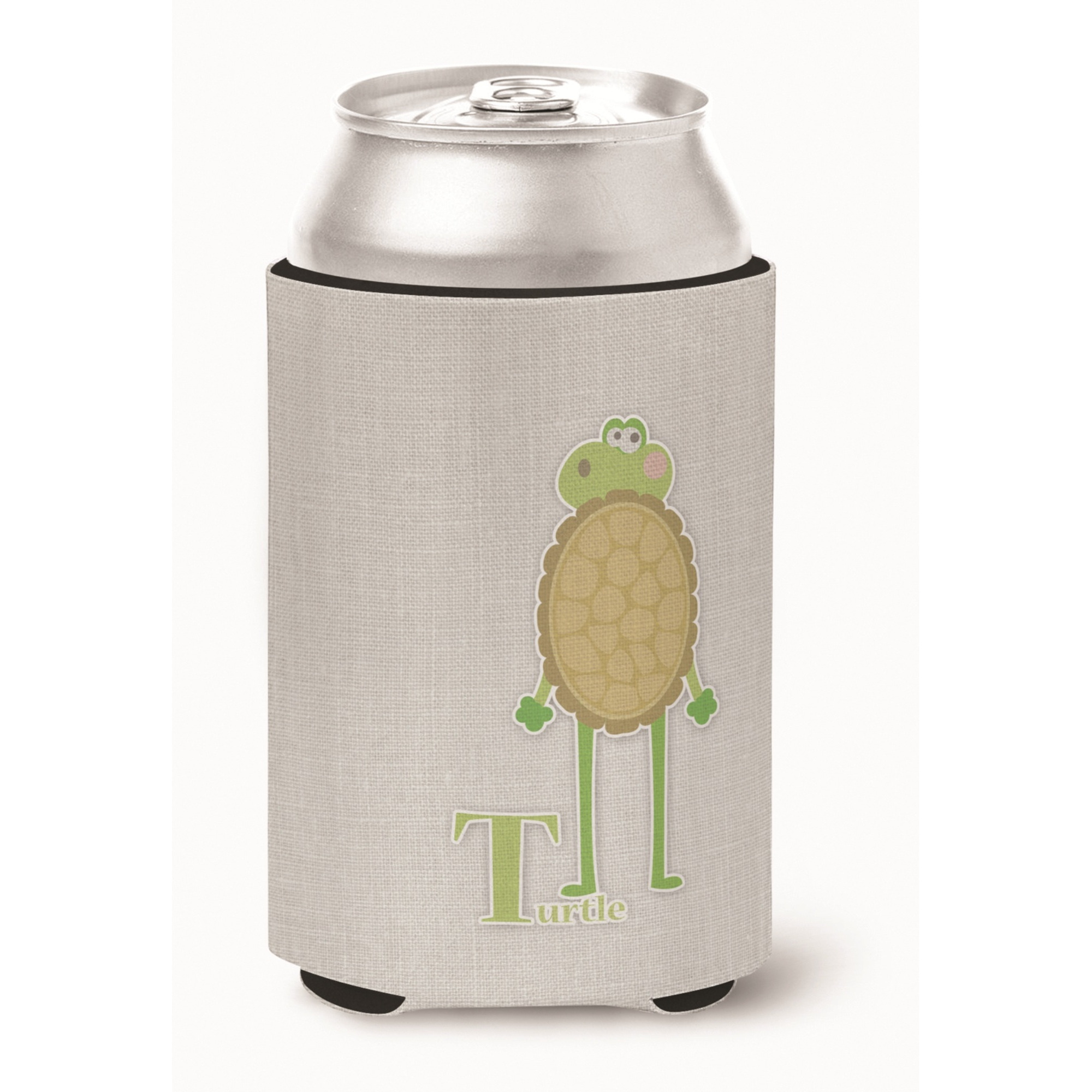 &quotCaroline's Treasures Alphabet T For Turtle Can or Bottle Hugger, Can Hugger, Multicolor"