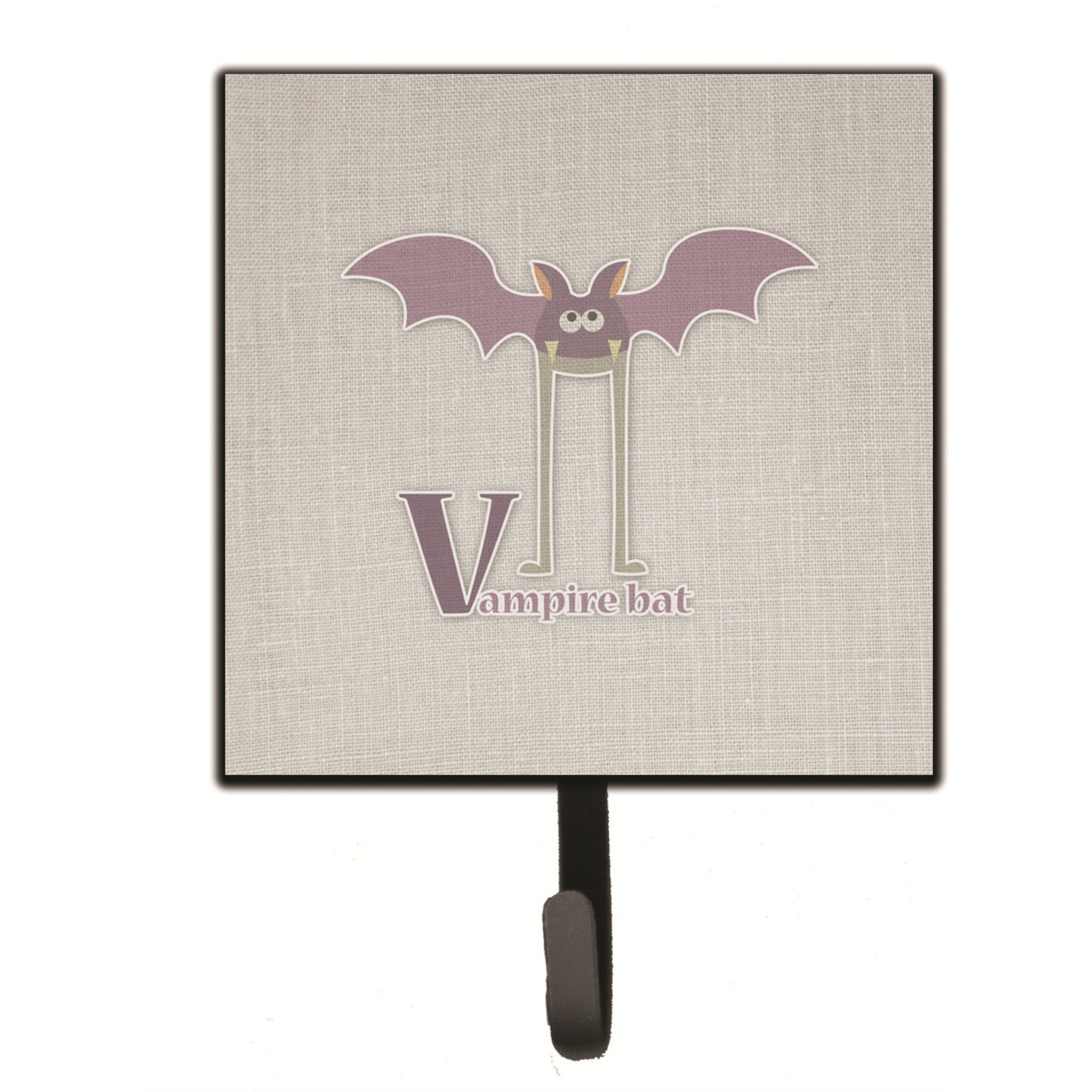 &quotCaroline's Treasures Alphabet V for Vampire Bat Wall Hook, Small, Multicolor"