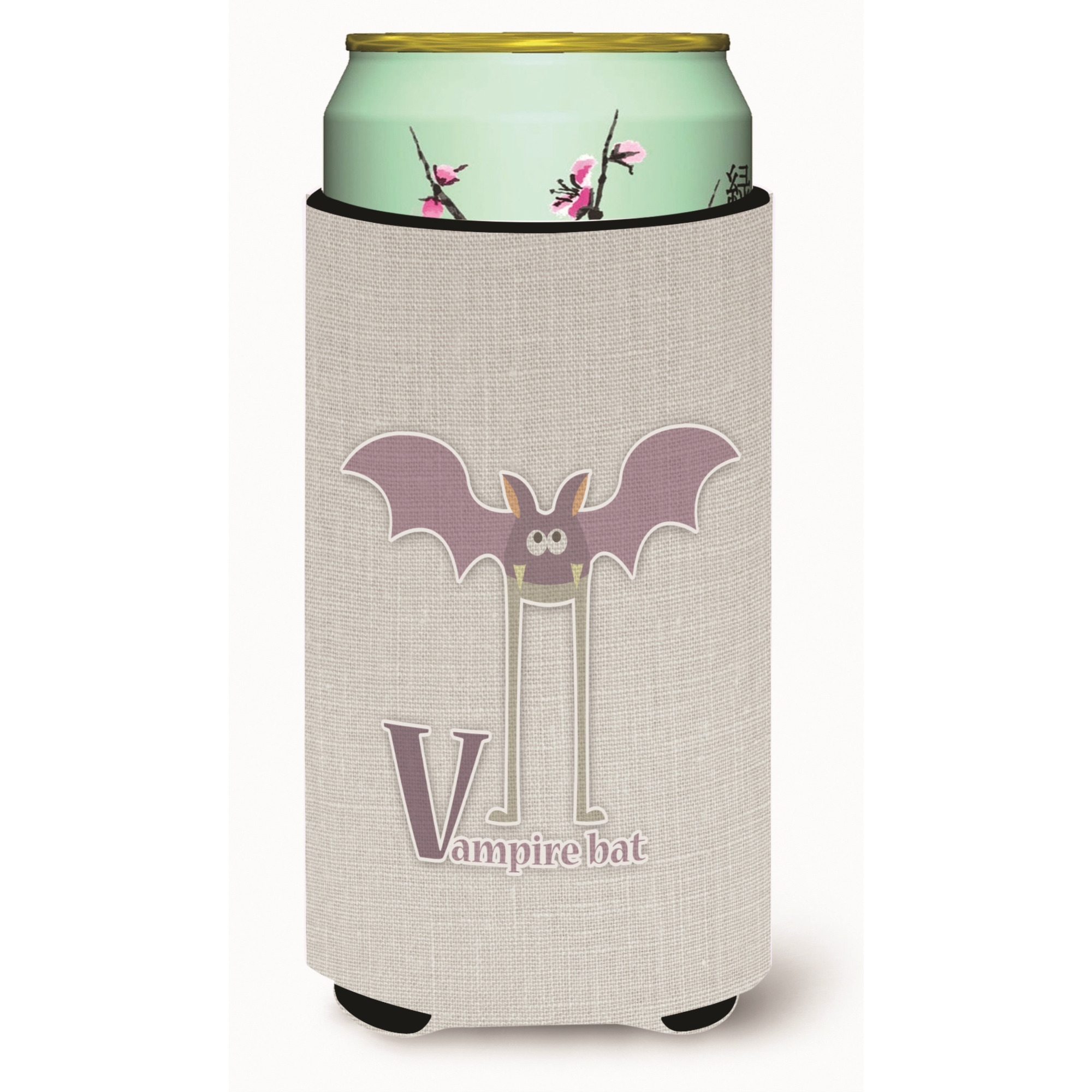 &quotCaroline's Treasures Alphabet V For Vampire Bat Tall Boy Beverage Insulator Hugger, Multicolor"
