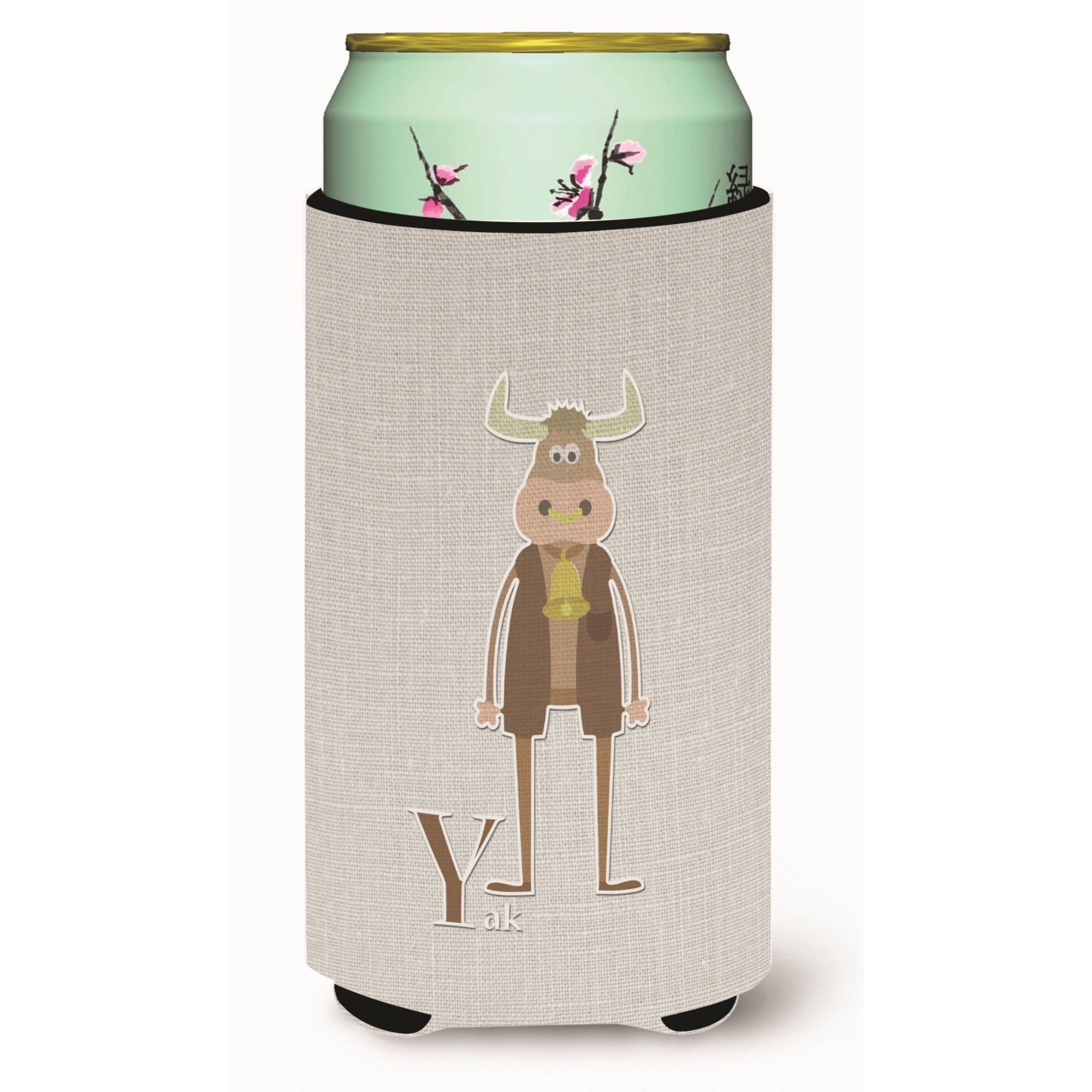 &quotCaroline's Treasures Alphabet Y For Yak Tall Boy Beverage Insulator Hugger, Multicolor"