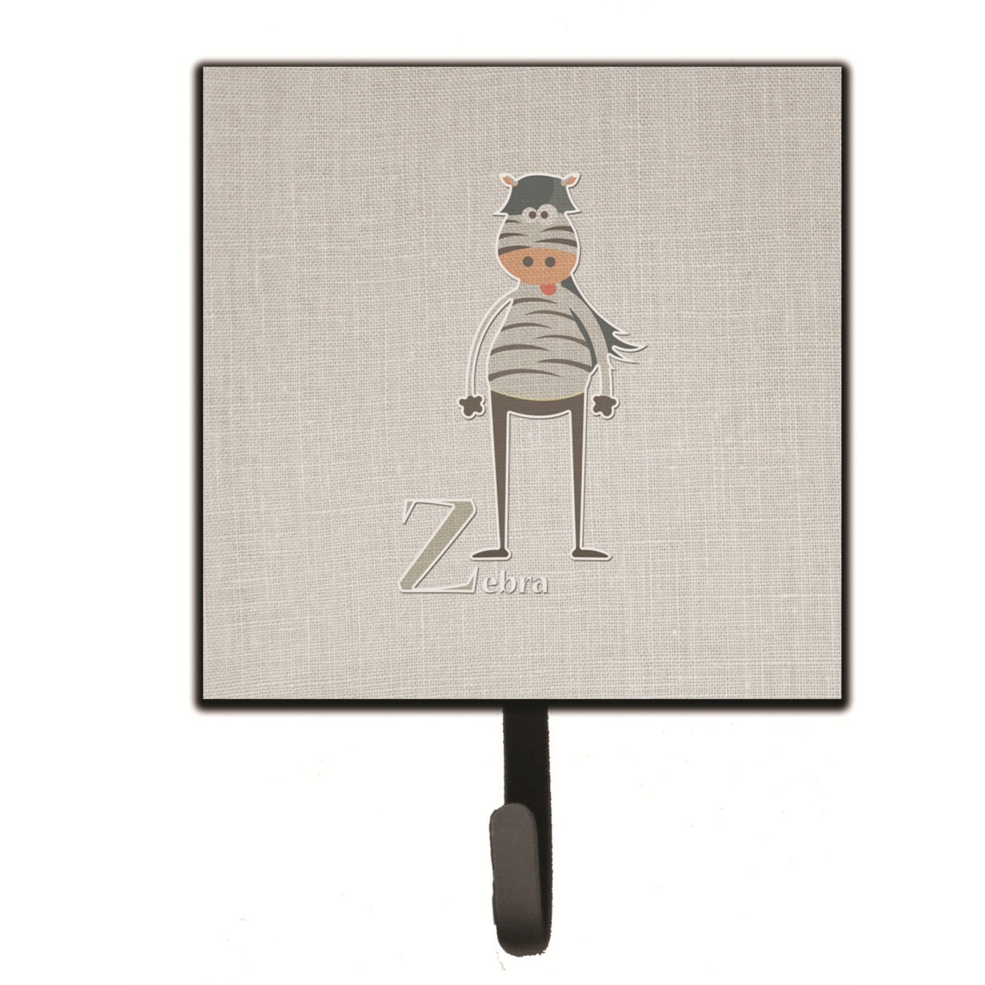 &quotCaroline's Treasures Alphabet Z for Zebra Wall Hook, Small, Multicolor"