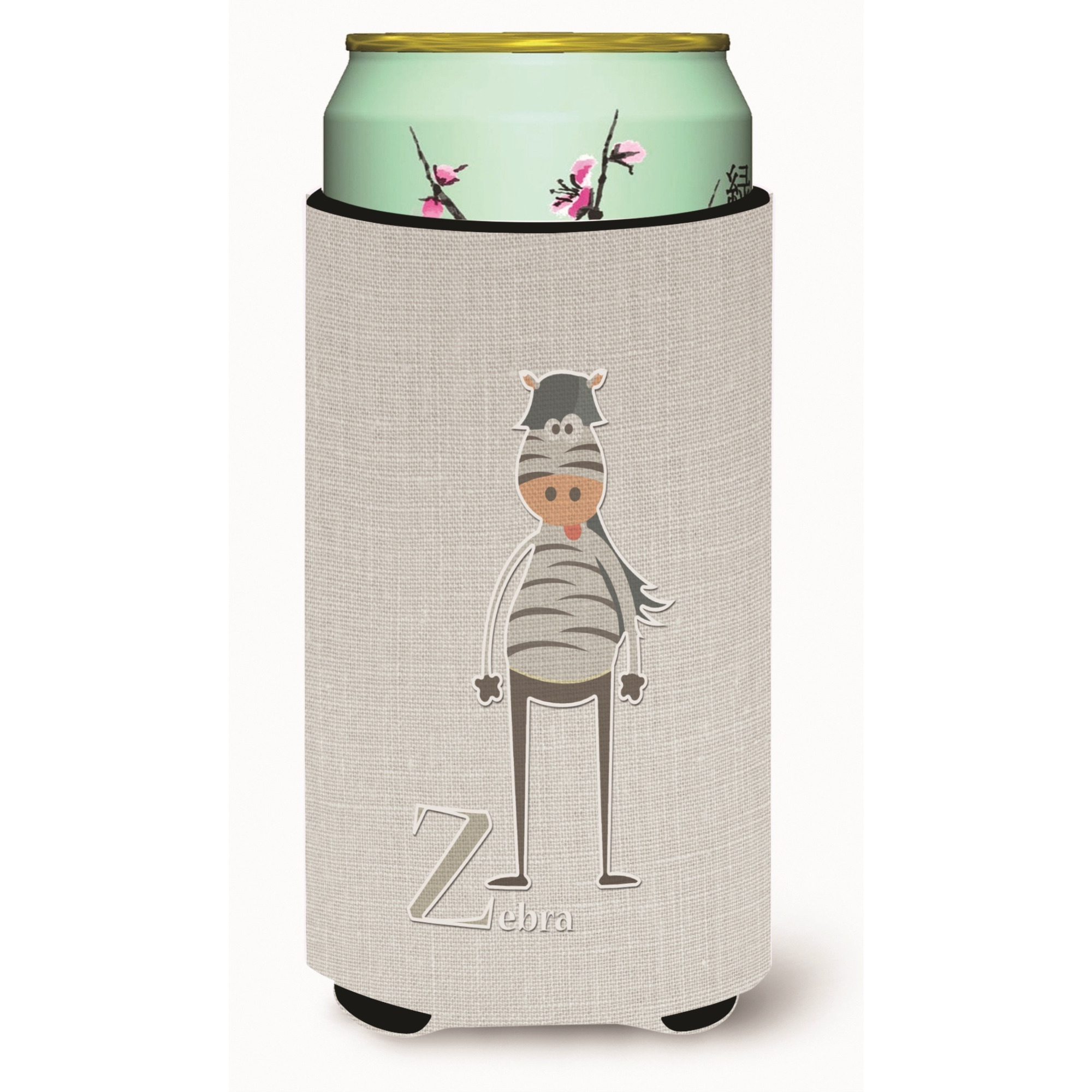 &quotCaroline's Treasures Alphabet Z For Zebra Tall Boy Beverage Insulator Hugger, Multicolor"
