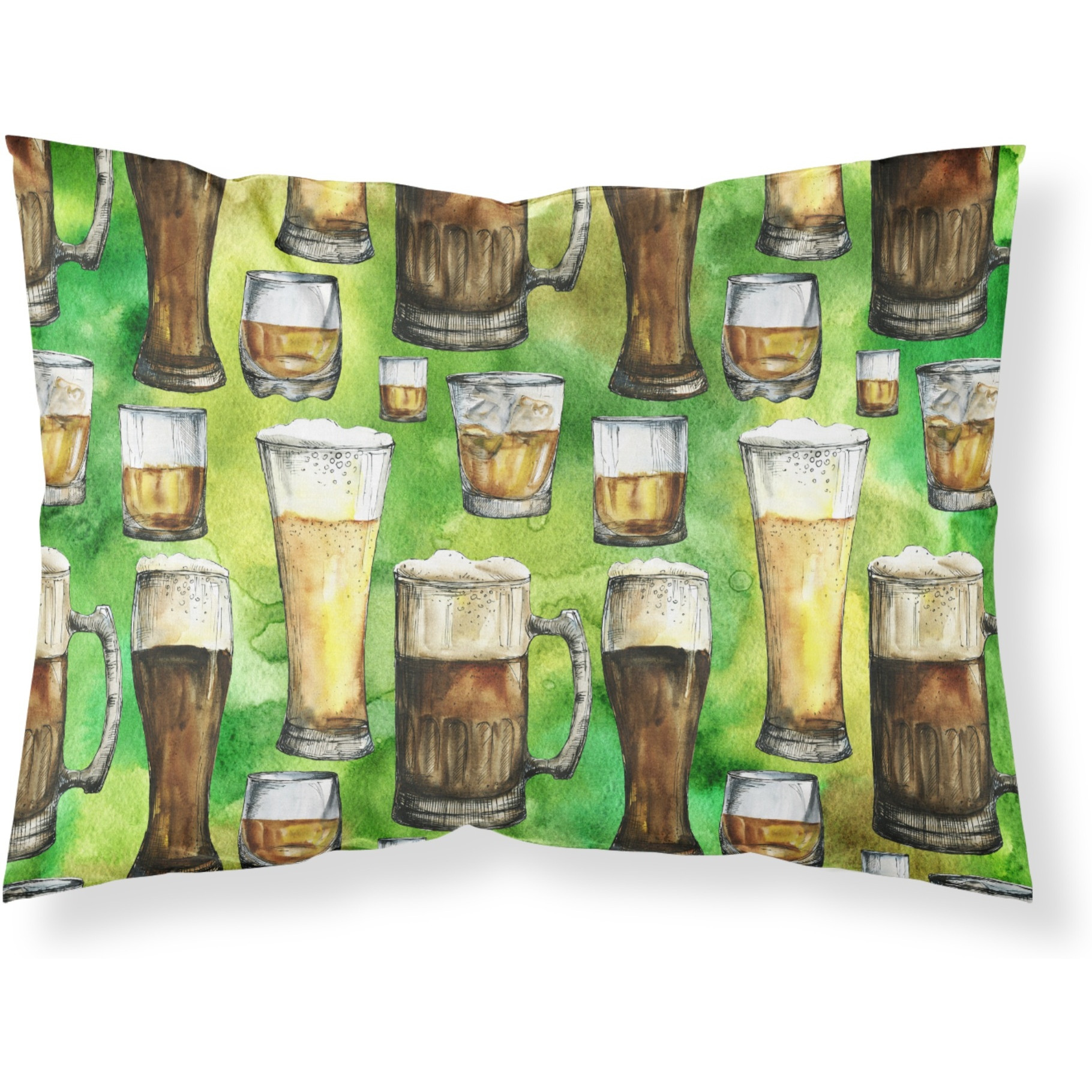 Irish Beers Fabric Standard Pillowcase