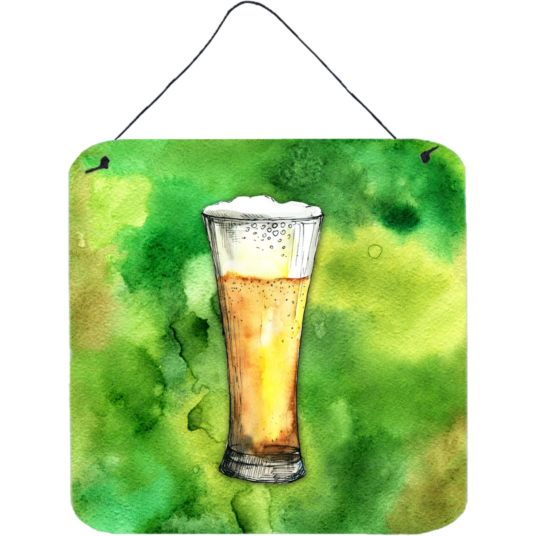 &quotCaroline's Treasures Irish Beer Tall Door Hanging Prints wall-decor, Multicolor"