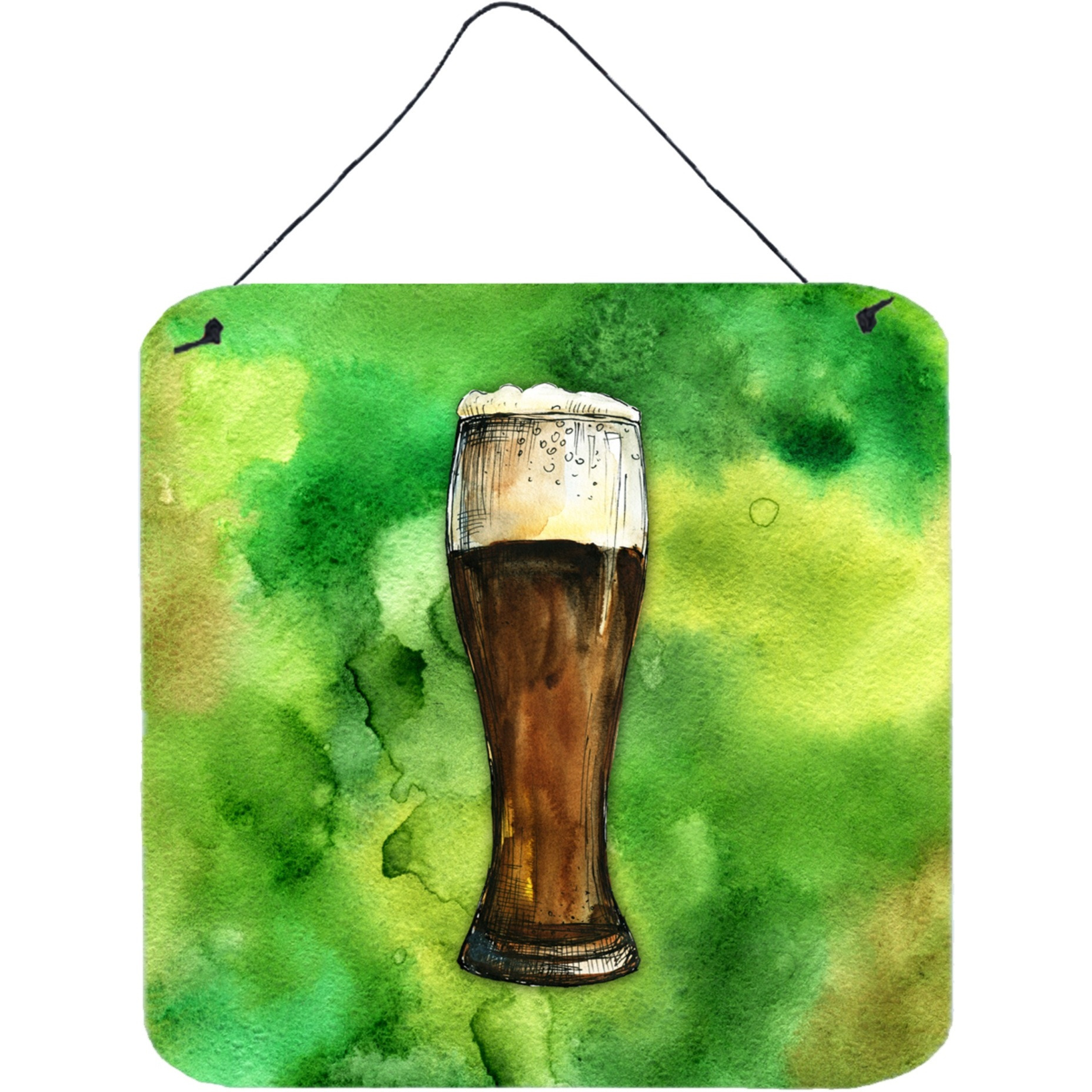 &quotCaroline's Treasures Irish Beer Dark Door Hanging Prints wall-decor, Multicolor"