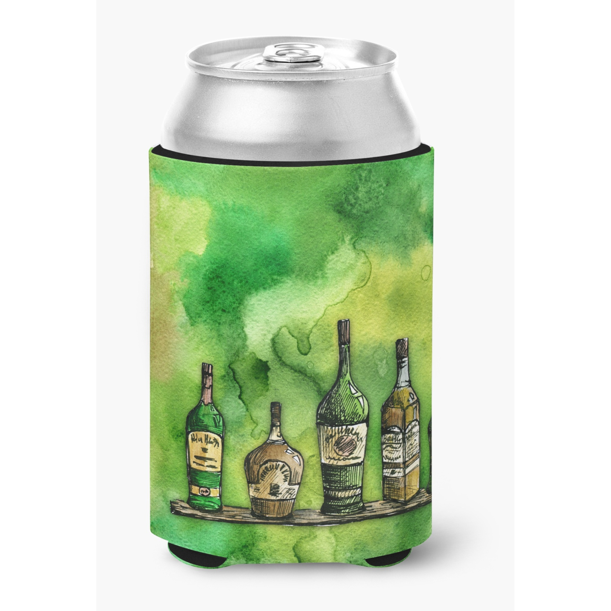 &quotCaroline's Treasures Irish Whiskey Bottle Can or Bottle Hugger, Can Hugger, Multicolor"