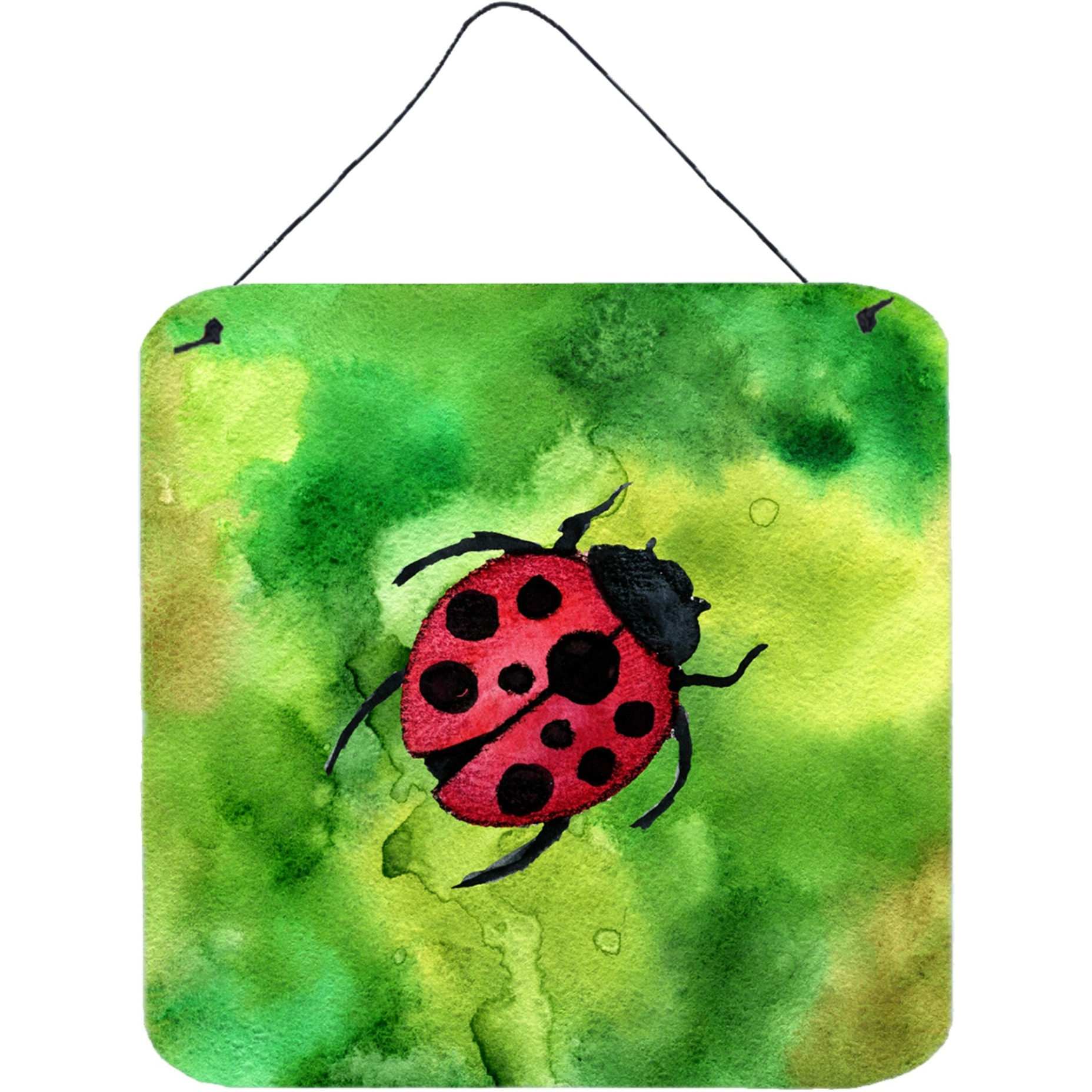 &quotCaroline's Treasures Irish Lady Bug Door Hanging Prints wall-decor, Multicolor"