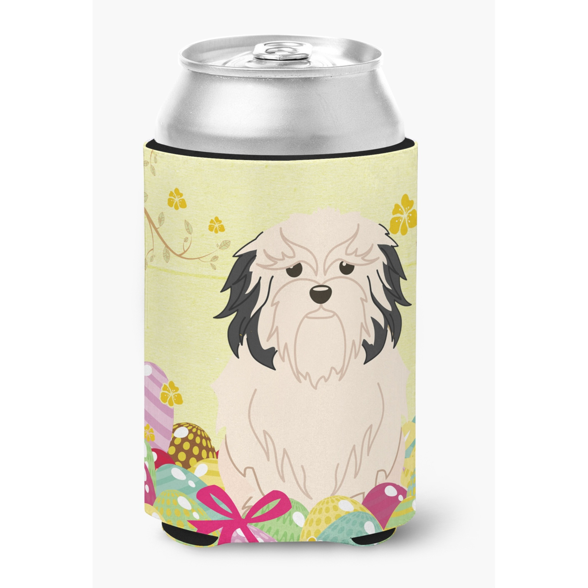 &quotCaroline's Treasures Easter Eggs Lowchen Can or Bottle Hugger, Can Hugger, Multicolor"