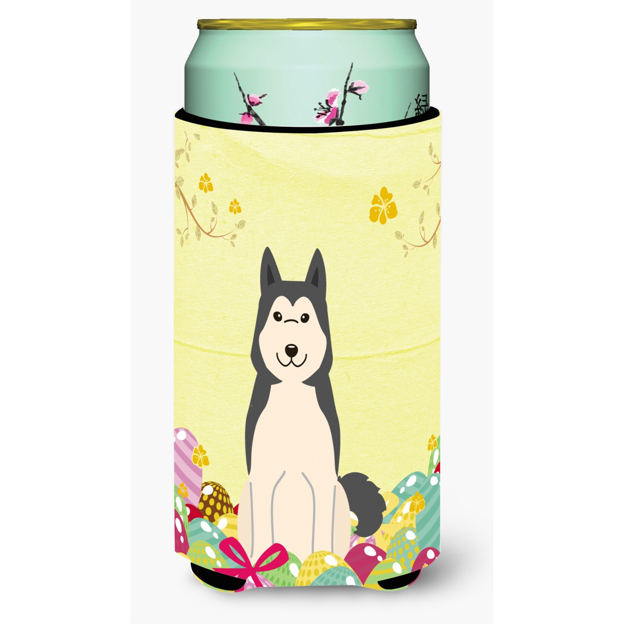 &quotCaroline's Treasures Easter West Siberian Laika Spitz Tall Boy Beverage Insulator Hugger, Multicolor"