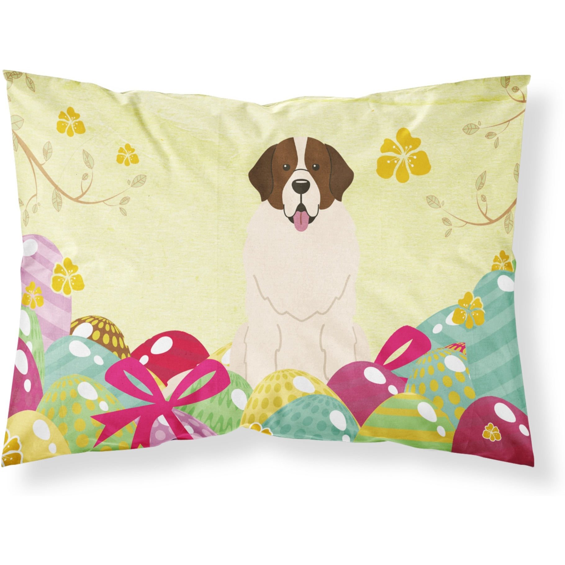 Easter Eggs Moscow Watchdog Fabric Standard Pillowcase