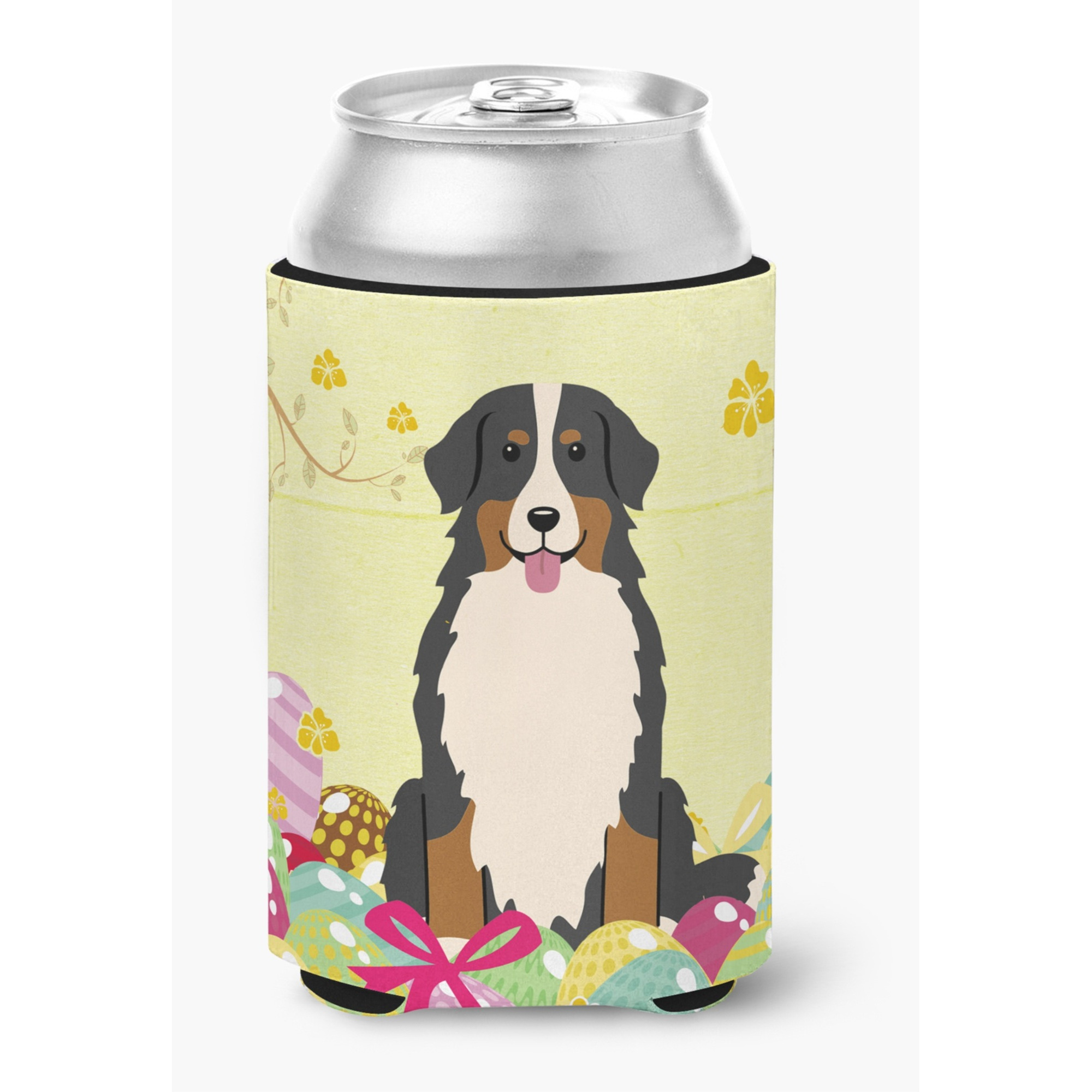 &quotCaroline's Treasures Easter Eggs Bernese Mountain Dog Can or Bottle Hugger, Can Hugger, Multicolor"