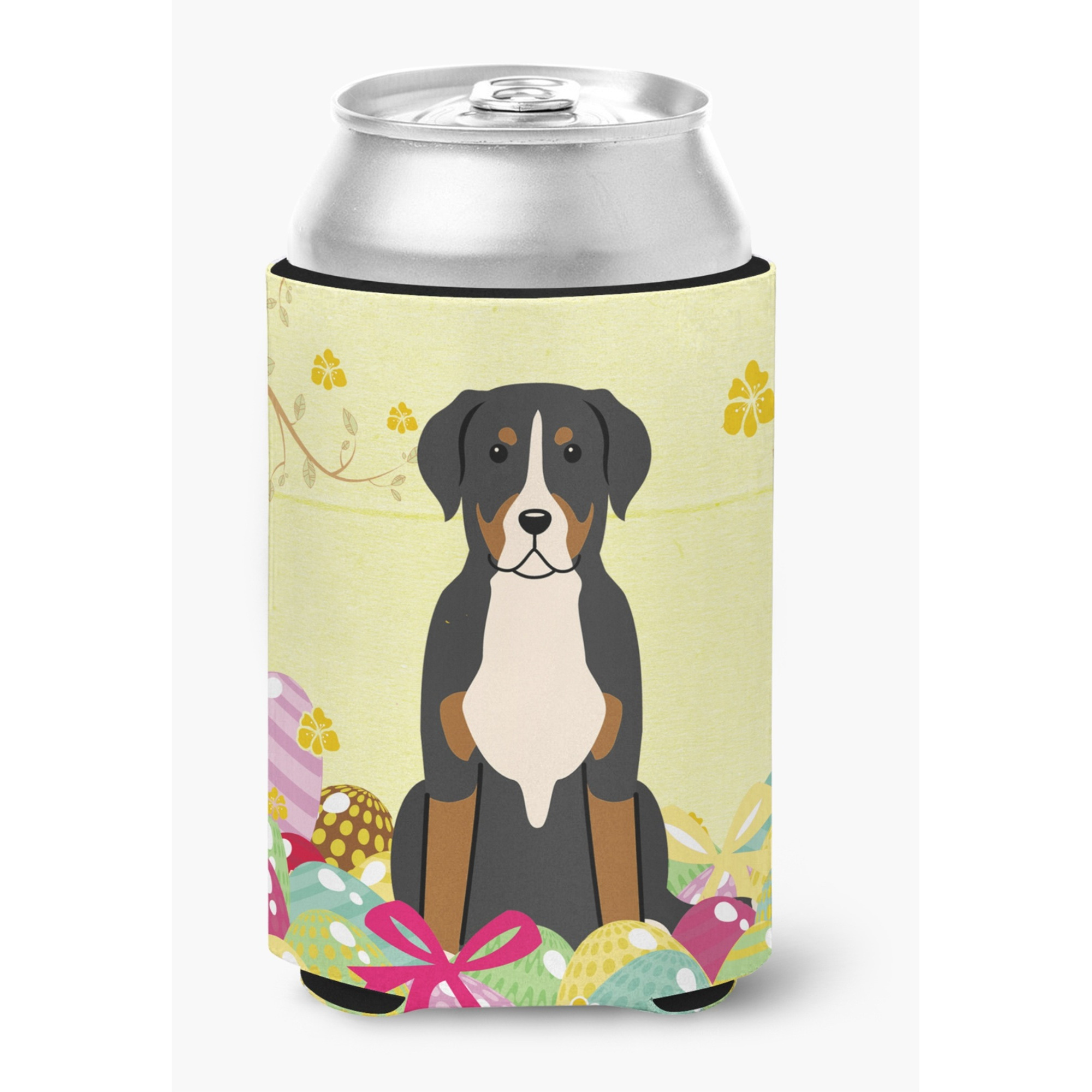 &quotCaroline's Treasures Easter Eggs Greater Swiss Mountain Dog Can or Bottle Hugger, Can Hugger, Multicolor"