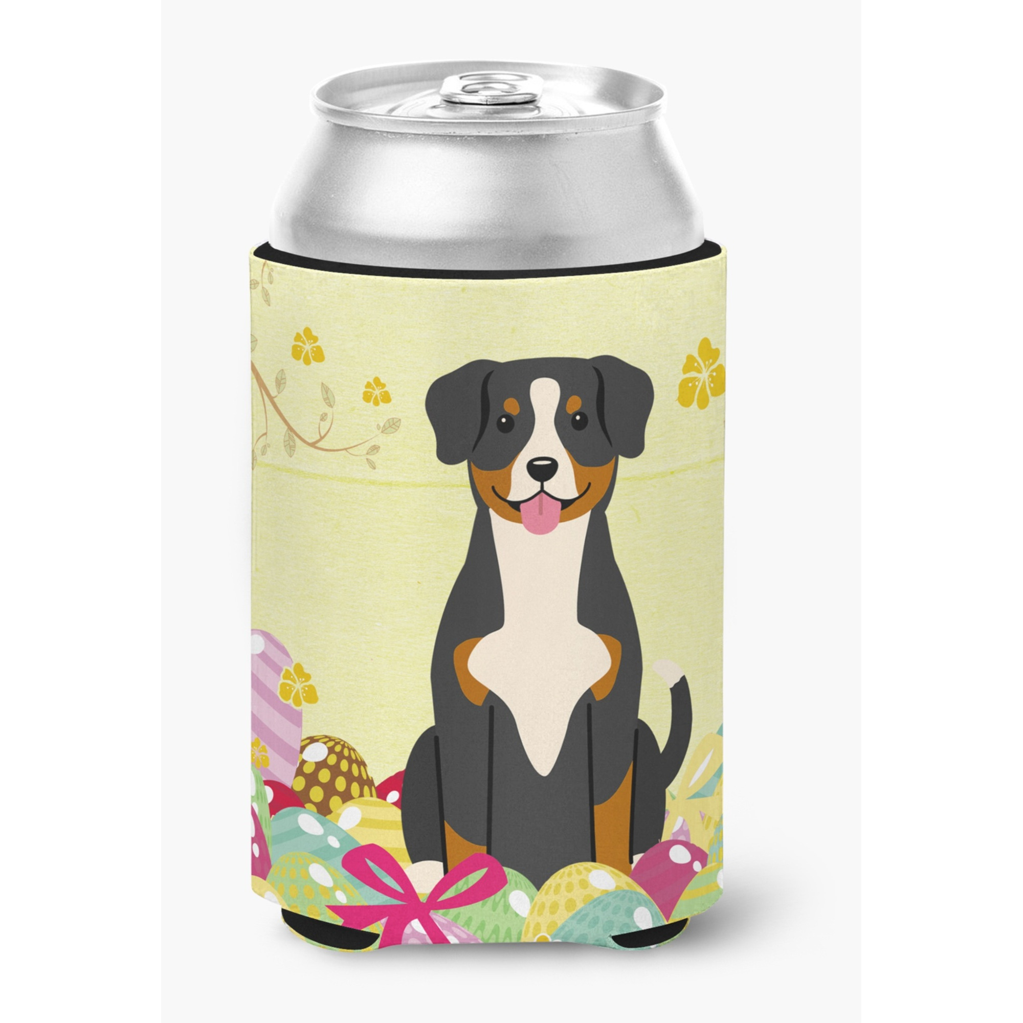 &quotCaroline's Treasures Easter Eggs Entlebucher Can or Bottle Hugger, Can Hugger, Multicolor"