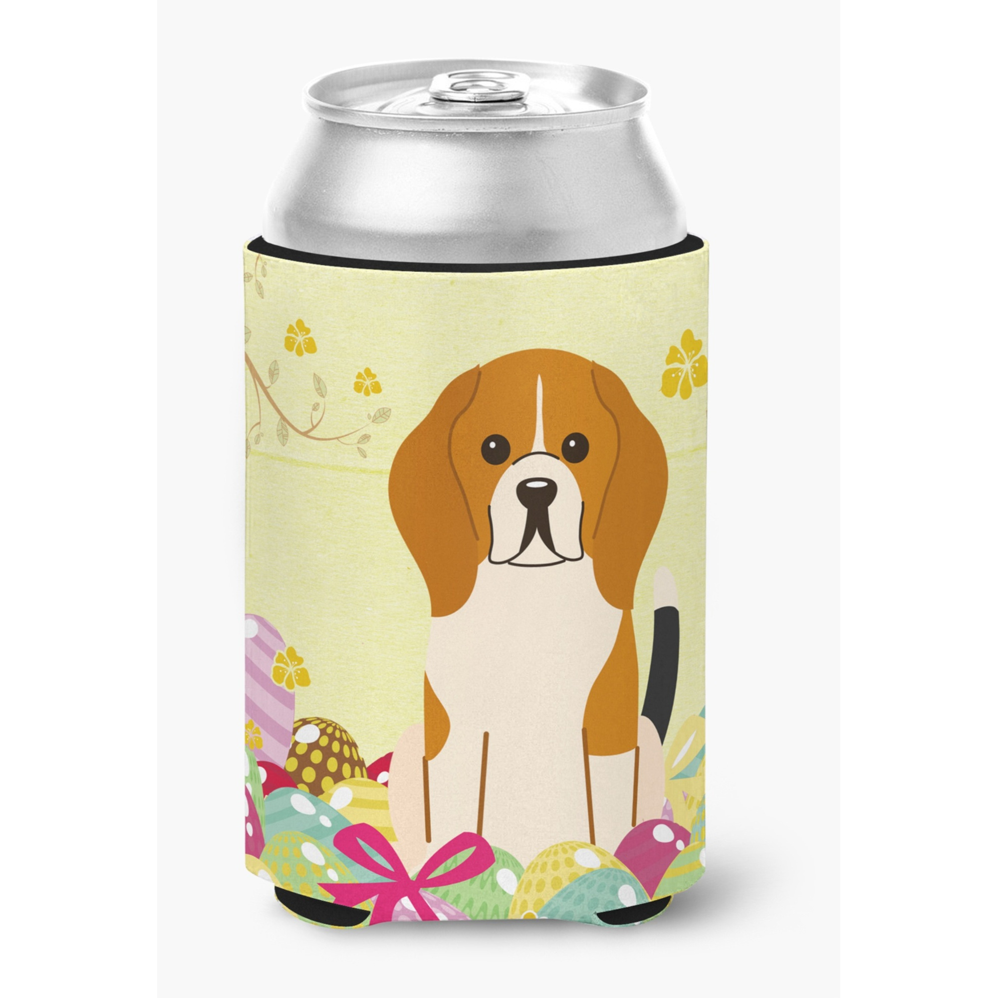 &quotCaroline's Treasures Easter Eggs Beagle Tricolor Can or Bottle Hugger, Can Hugger, Multicolor"