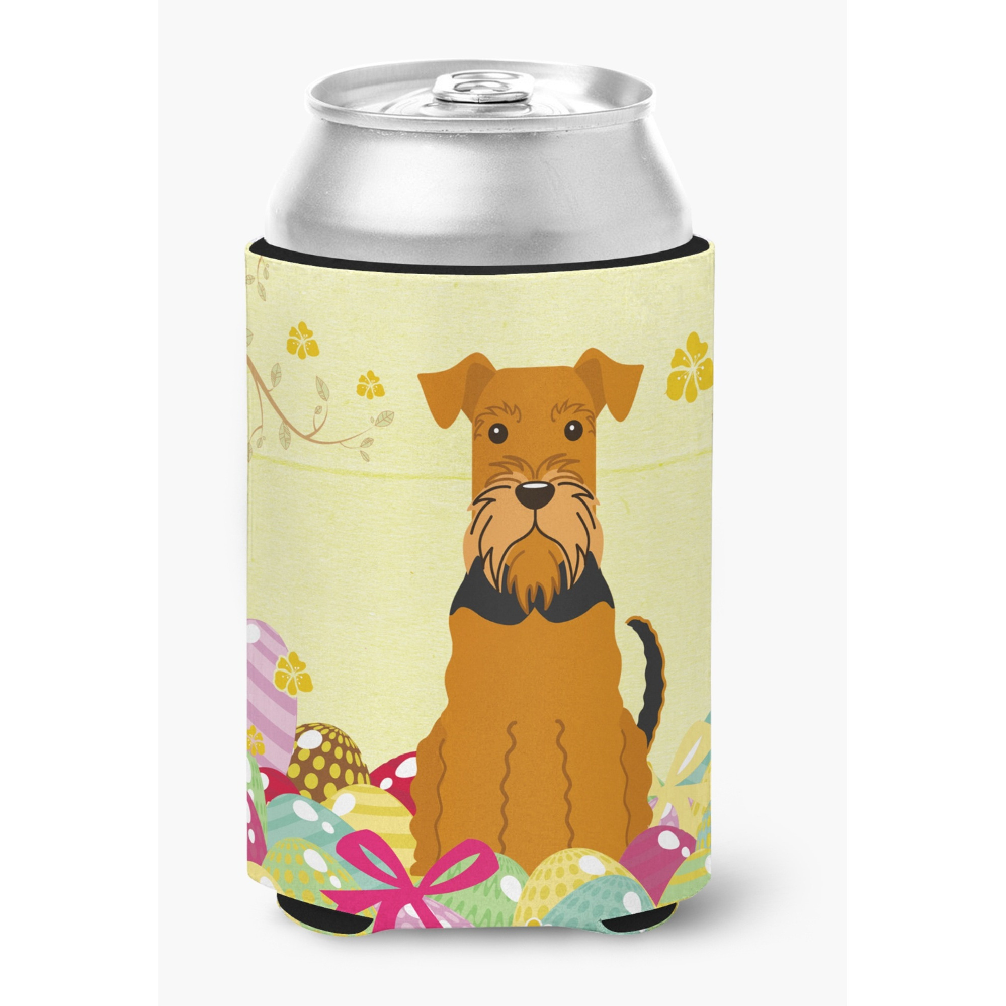 &quotCaroline's Treasures Easter Eggs Airedale Can or Bottle Hugger, Can Hugger, Multicolor"