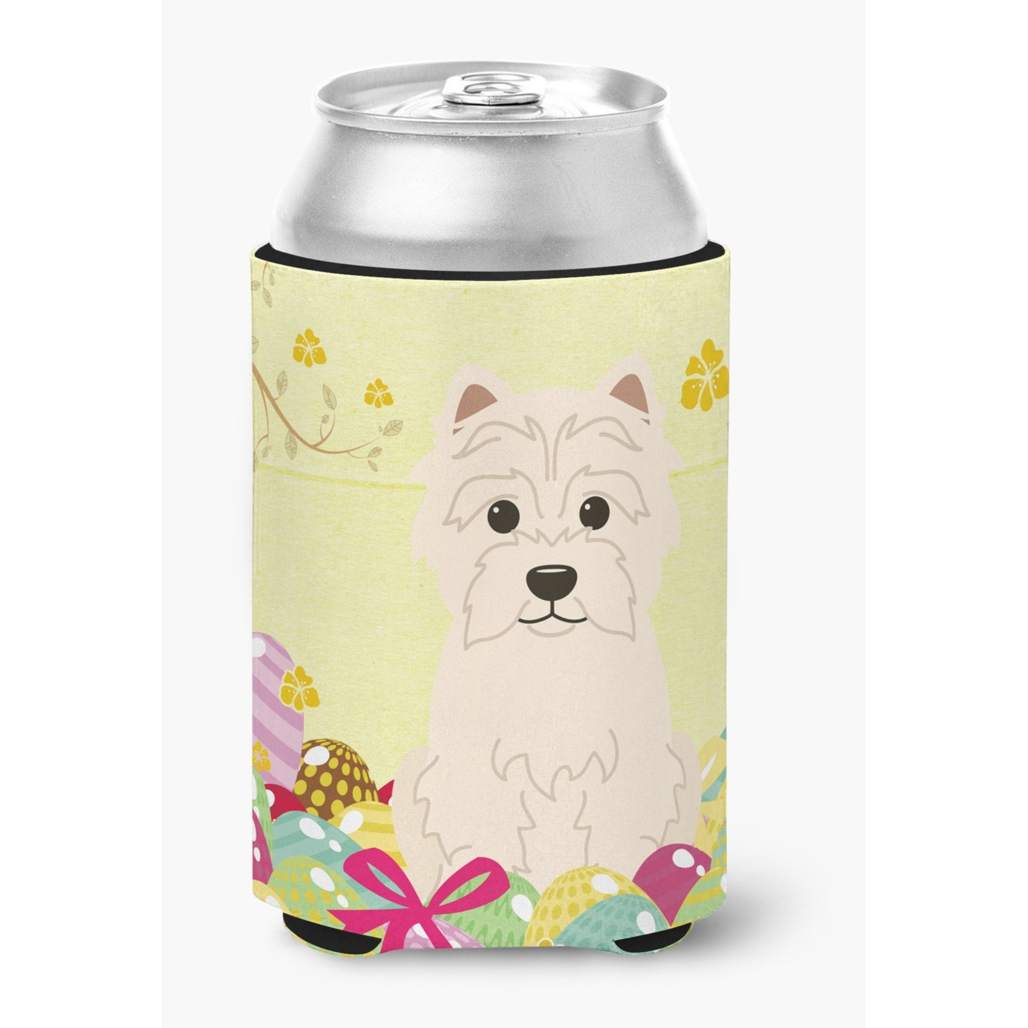 &quotCaroline's Treasures Easter Eggs Westie Can or Bottle Hugger, Can Hugger, Multicolor"