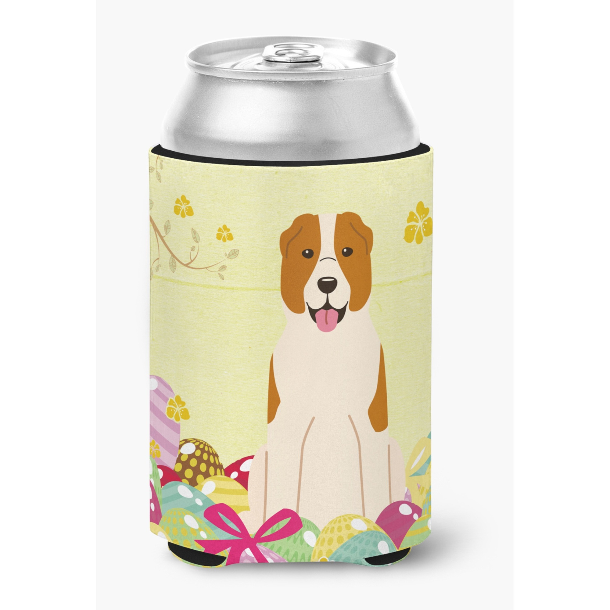 &quotCaroline's Treasures Easter Eggs Central Asian Shepherd Dog Can or Bottle Hugger, Can Hugger, Multicolor"