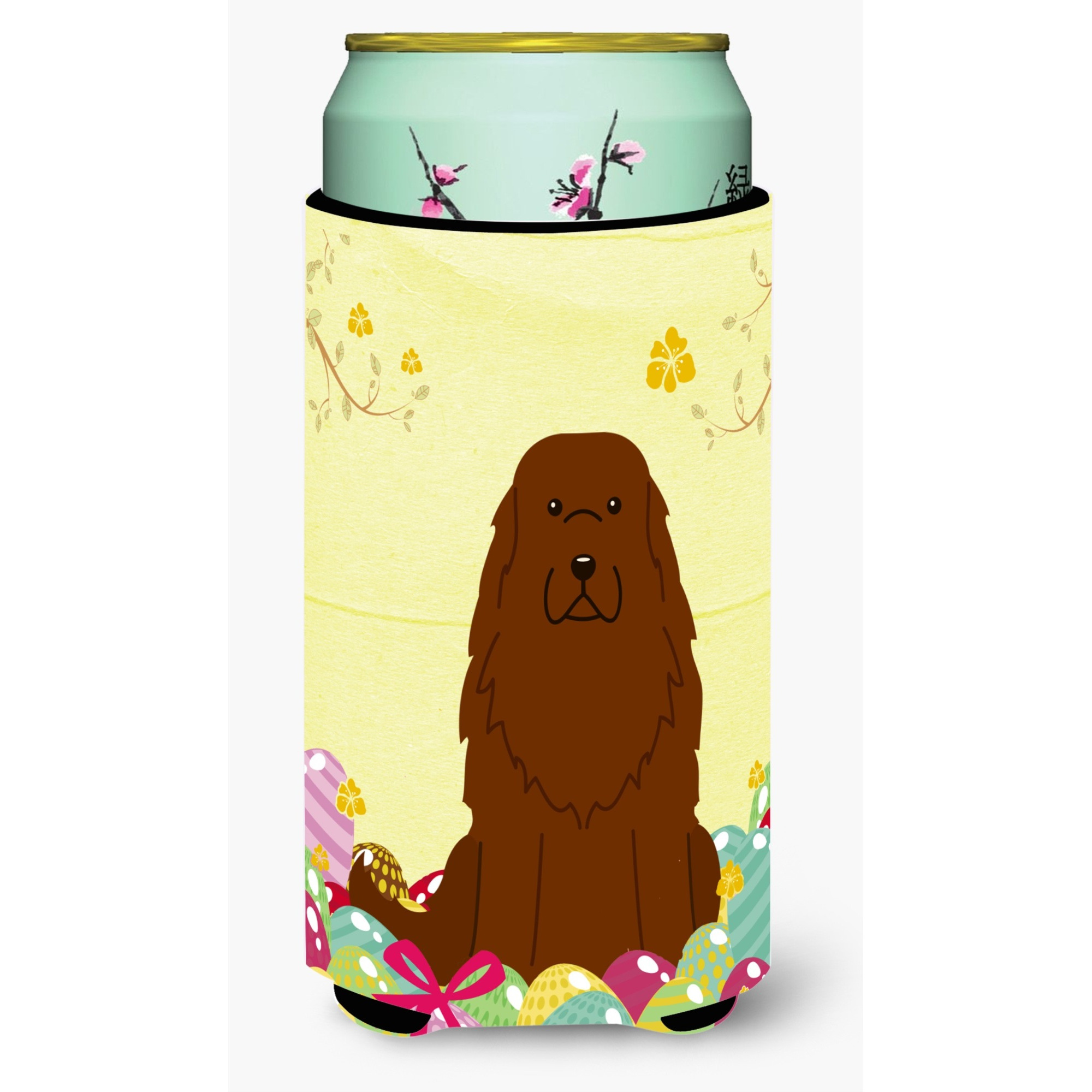 &quotCaroline's Treasures Easter Eggs Caucasian Shepherd Dog Tall Boy Beverage Insulator Hugger, Multicolor"