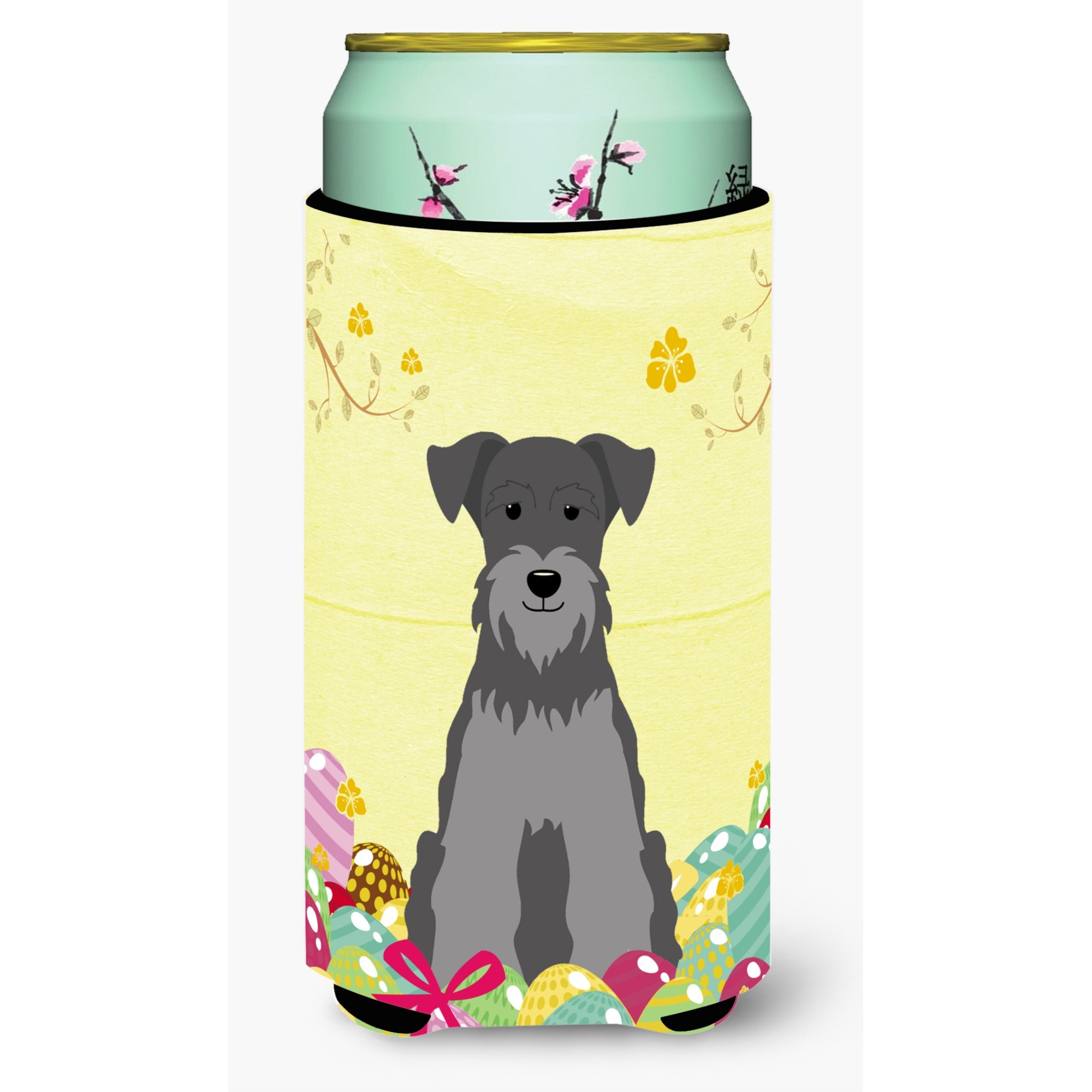 &quotCaroline's Treasures Easter Miniature Schanuzer Tall Boy Beverage Insulator Hugger, Multicolor"