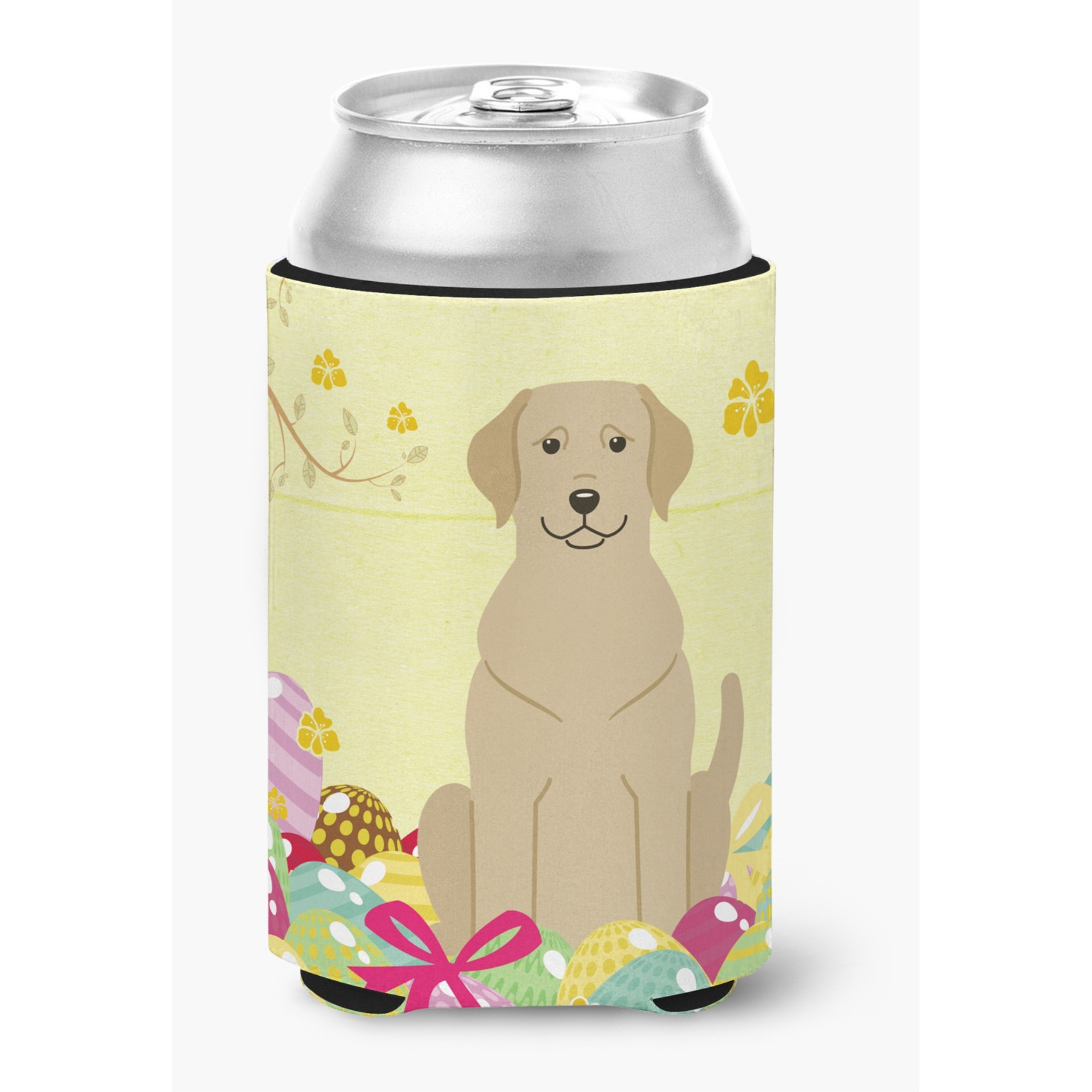 &quotCaroline's Treasures Easter Eggs Yellow Labrador Can or Bottle Hugger, Can Hugger, Multicolor"