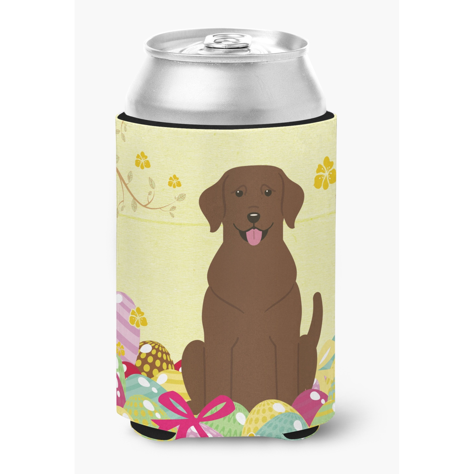 &quotCaroline's Treasures Easter Eggs Chocolate Labrador Can or Bottle Hugger, Can Hugger, Multicolor"