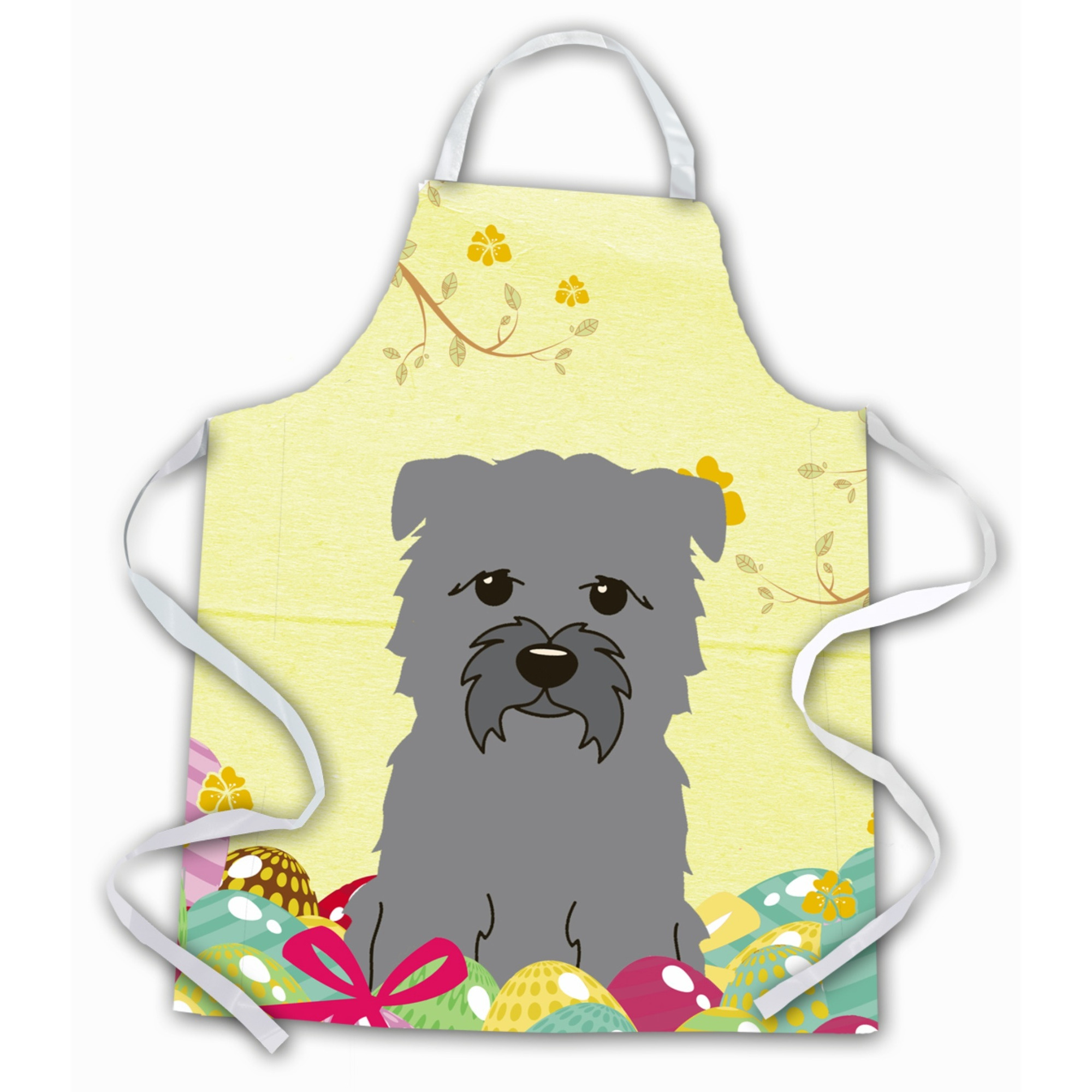 &quotCaroline's Treasures Easter Eggs Glen of Imal Grey Apron, Large, Multicolor"