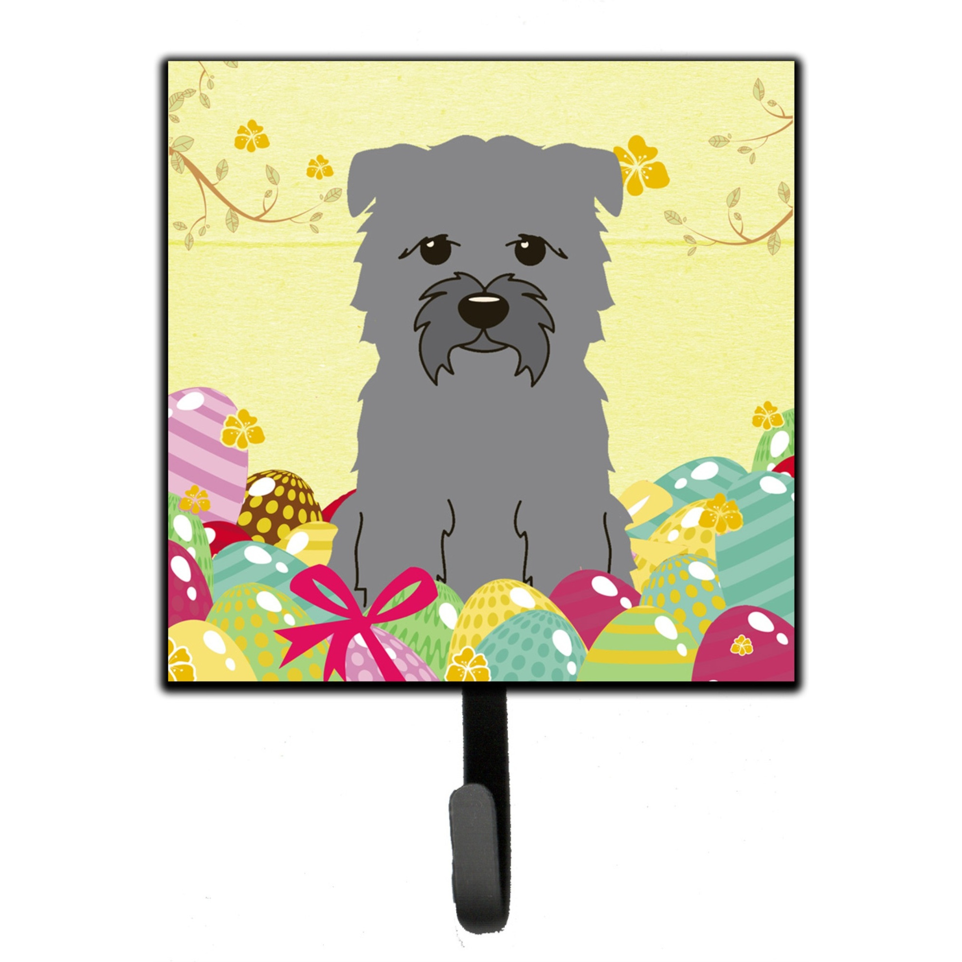 &quotCaroline's Treasures Easter Eggs Glen of Imal Grey Wall Hook, Small, Multicolor"