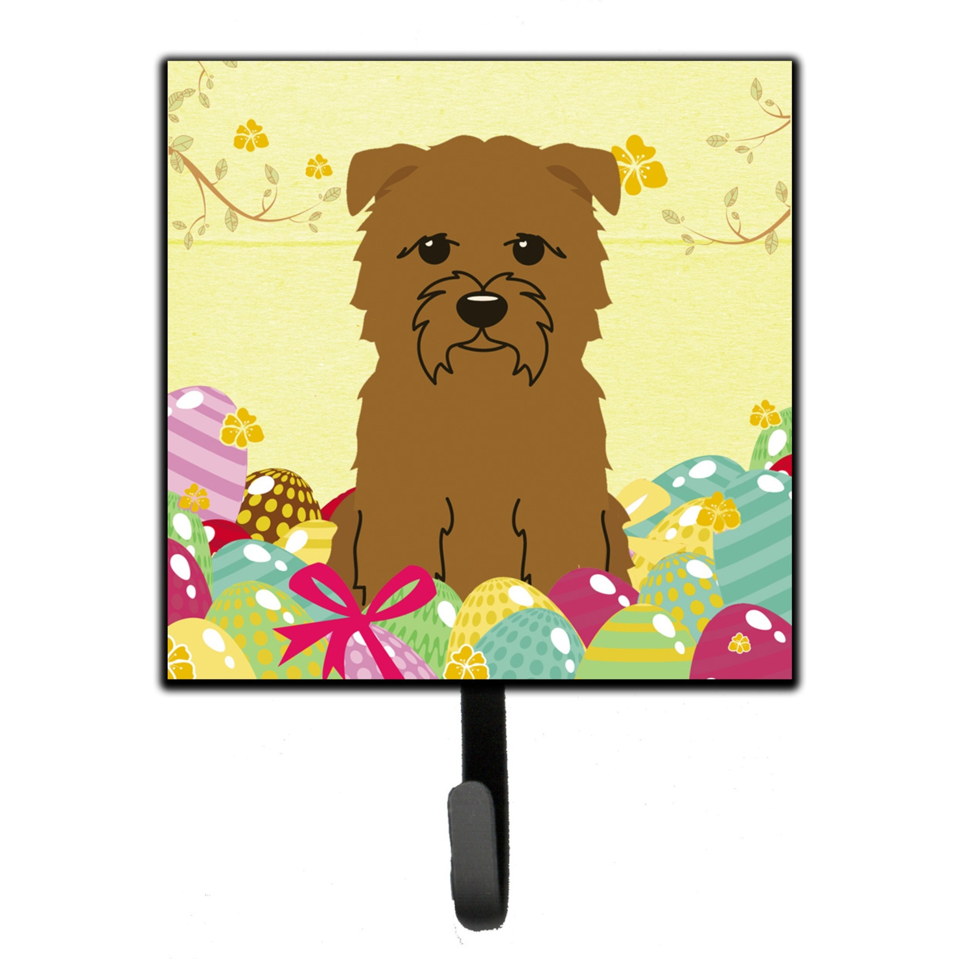 &quotCaroline's Treasures Easter Eggs Glen of Imal Tan Wall Hook, Small, Multicolor"