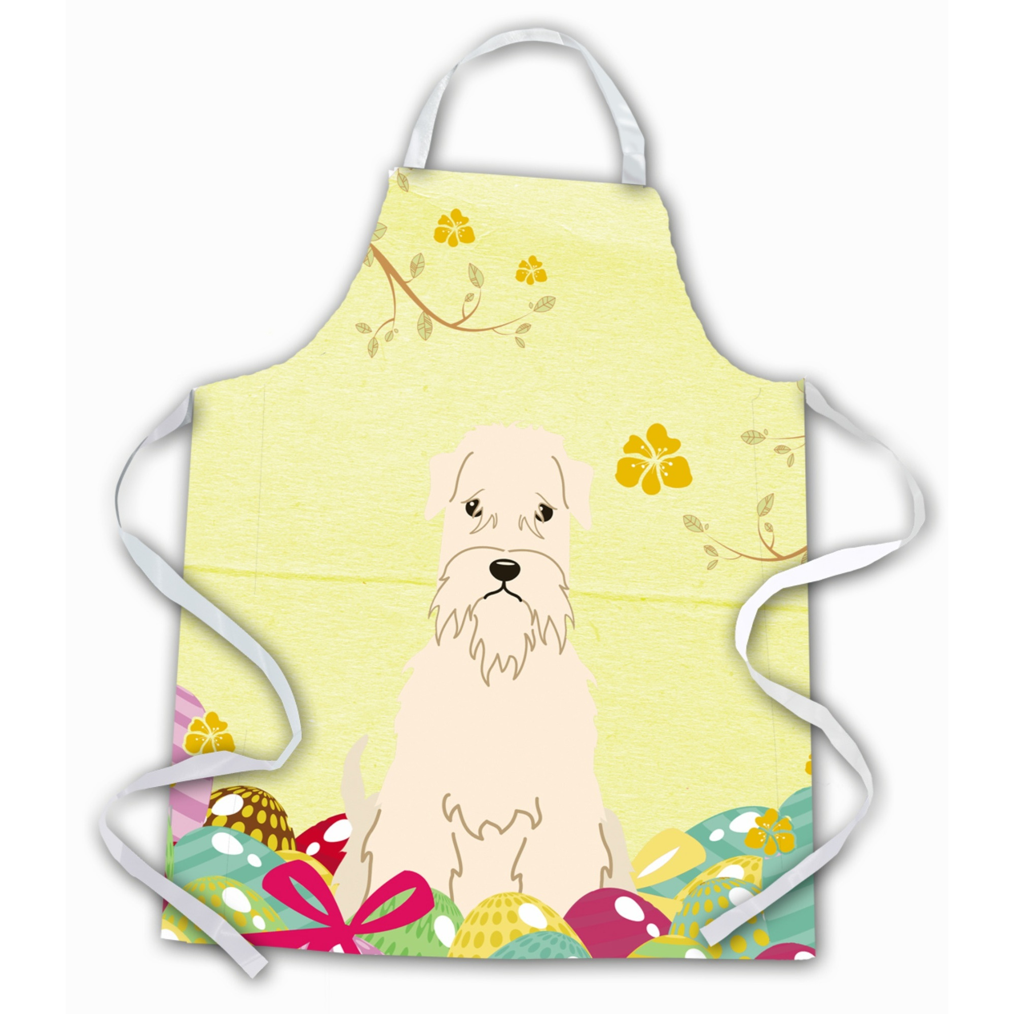 &quotCaroline's Treasures Easter Eggs Soft Coated Wheaten Terrier Apron, Large, Multicolor"
