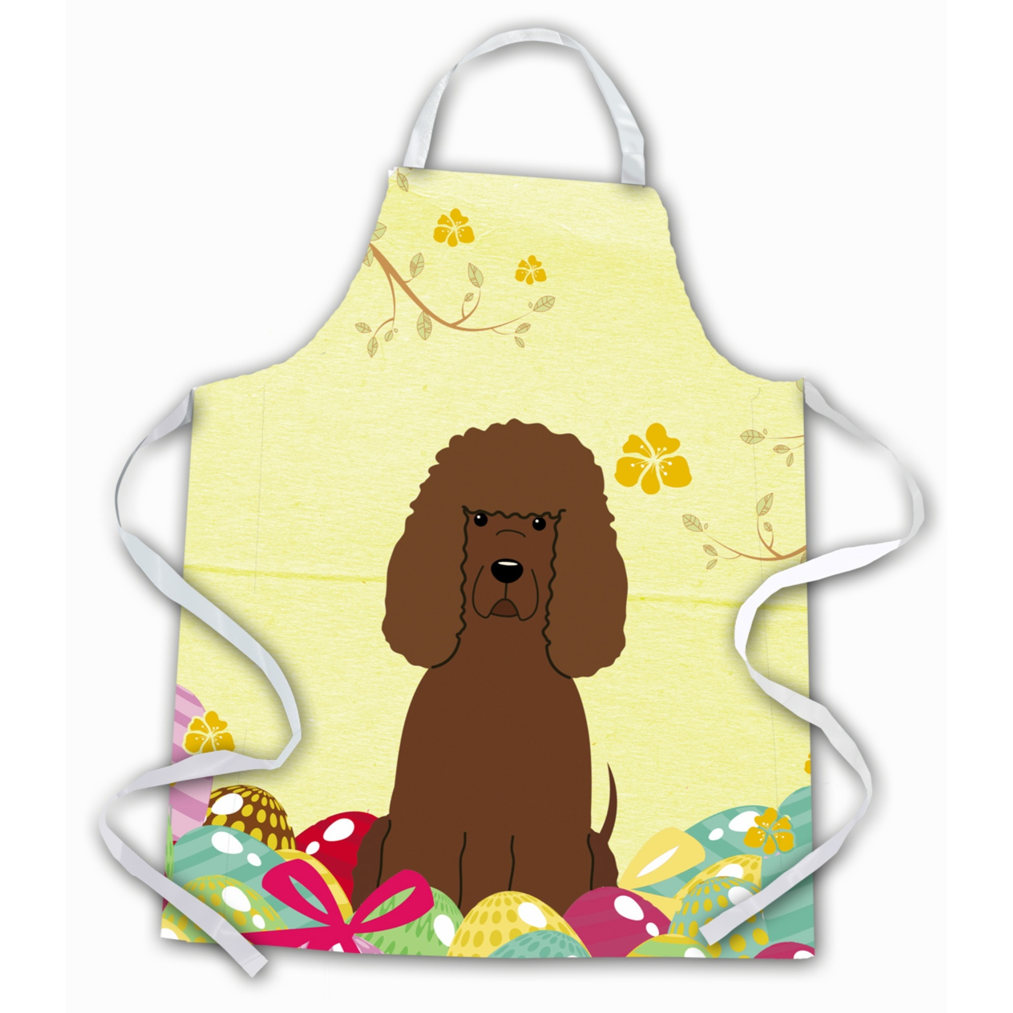 &quotCaroline's Treasures Easter Eggs Irish Water Spaniel Apron, Large, Multicolor"
