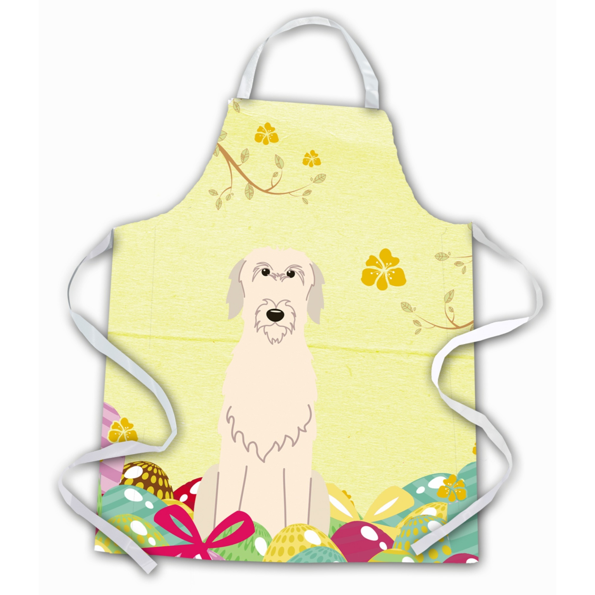 &quotCaroline's Treasures Easter Eggs Irish Wolfhound Apron, Large, Multicolor"